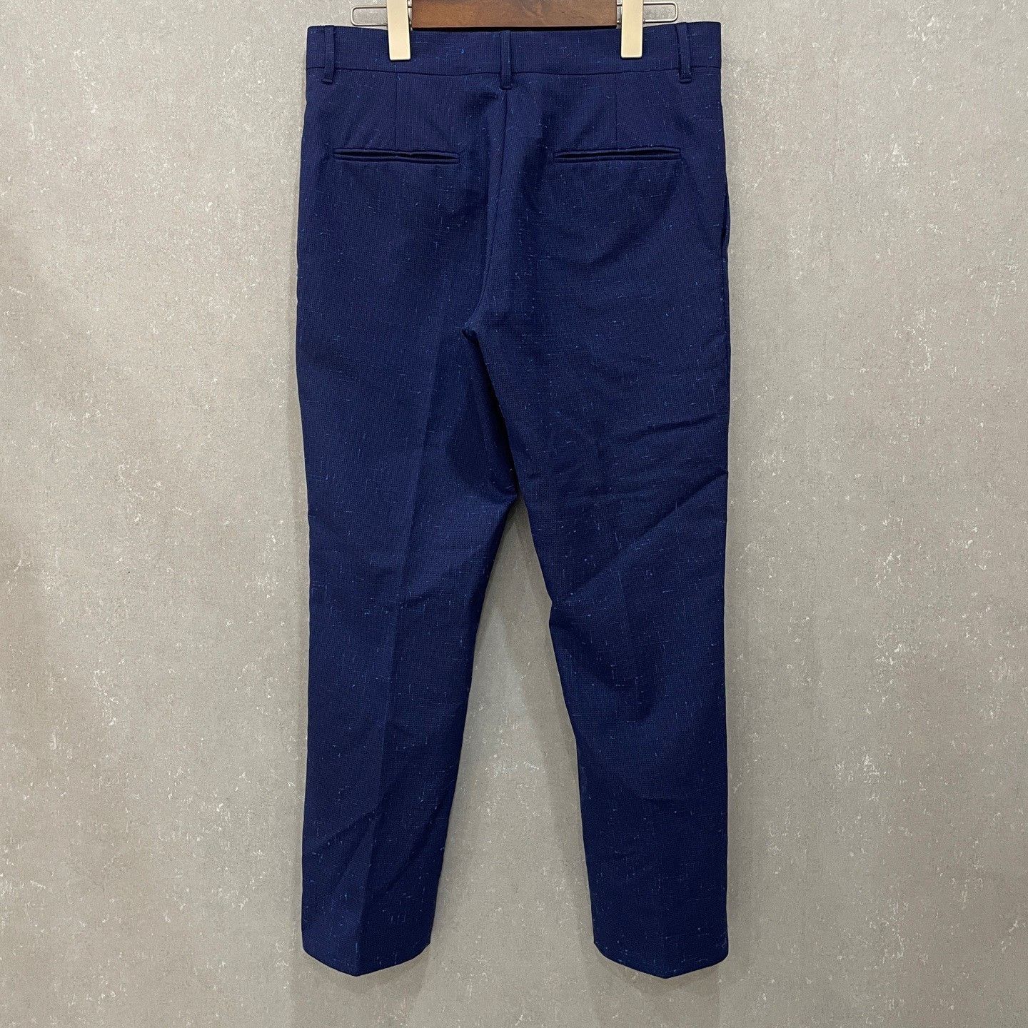 Louis Vuitton Louis Vuitton Wool Micro-Pattern Formal Trousers 38 Size 40R - 3 Thumbnail