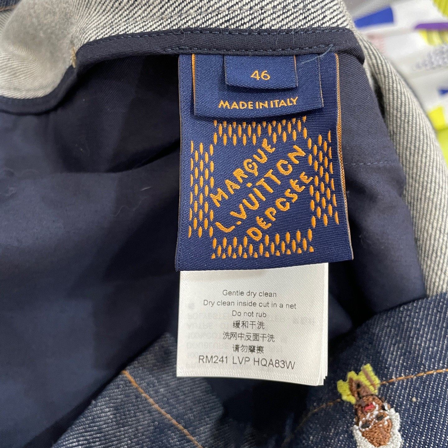 Louis Vuitton Louis Vuitton Pharrell Embroidered Denim Jacket 46 Size US S / EU 44-46 / 1 - 6 Thumbnail