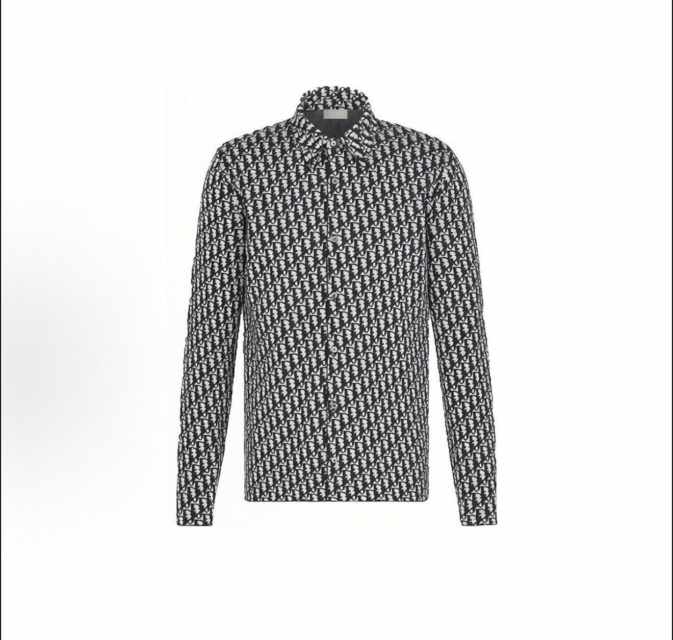 Dior Dior Oblique Monogram Long Sleeve Shirt US L Size US L / EU 52-54 / 3 - 2 Thumbnail