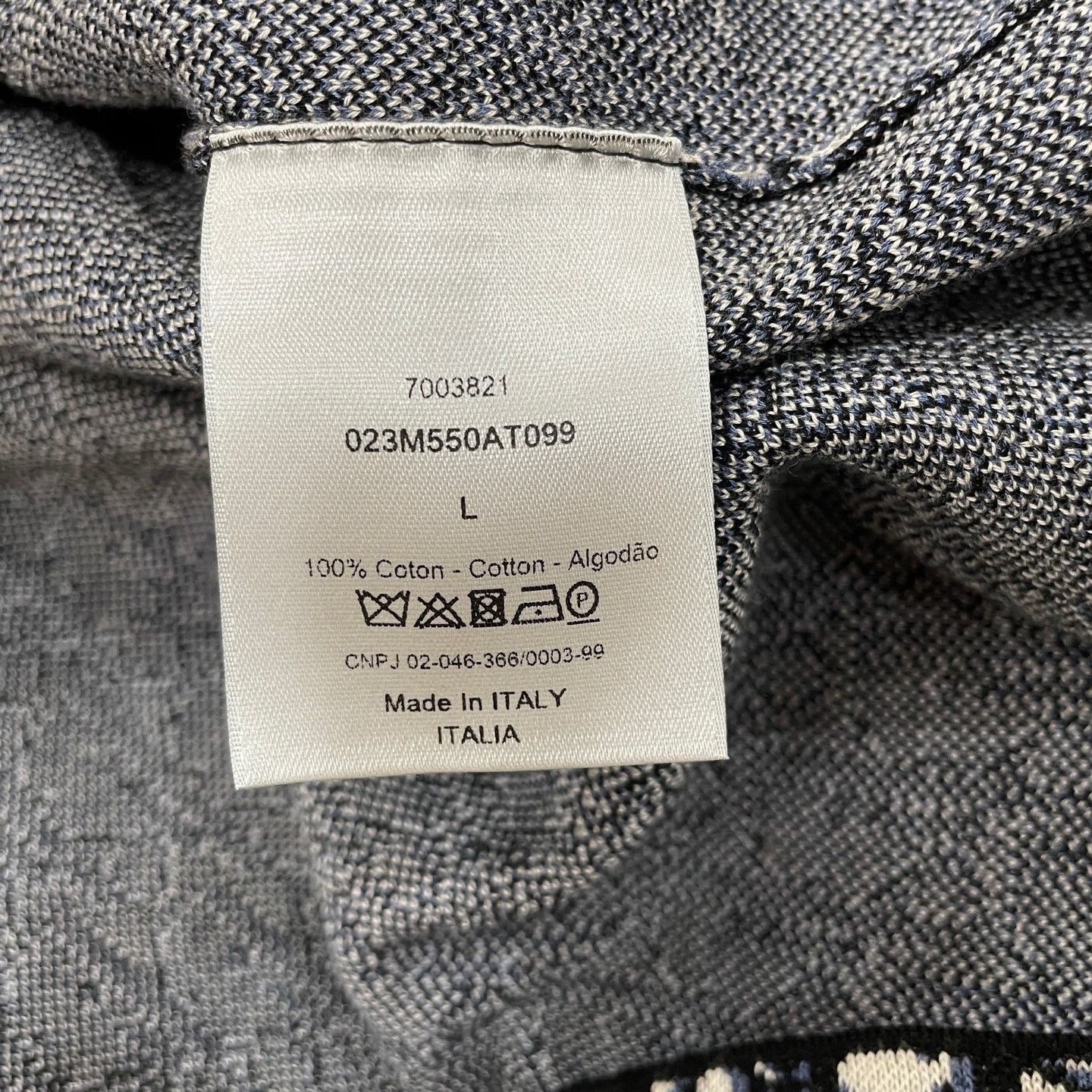 Dior Dior Oblique Monogram Long Sleeve Shirt US L Size US L / EU 52-54 / 3 - 7 Thumbnail