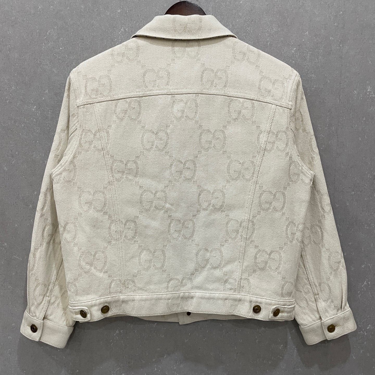 Gucci Gucci Jumbo GG Monogram Denim Jacket 44 Size US S / EU 44-46 / 1 - 3 Thumbnail