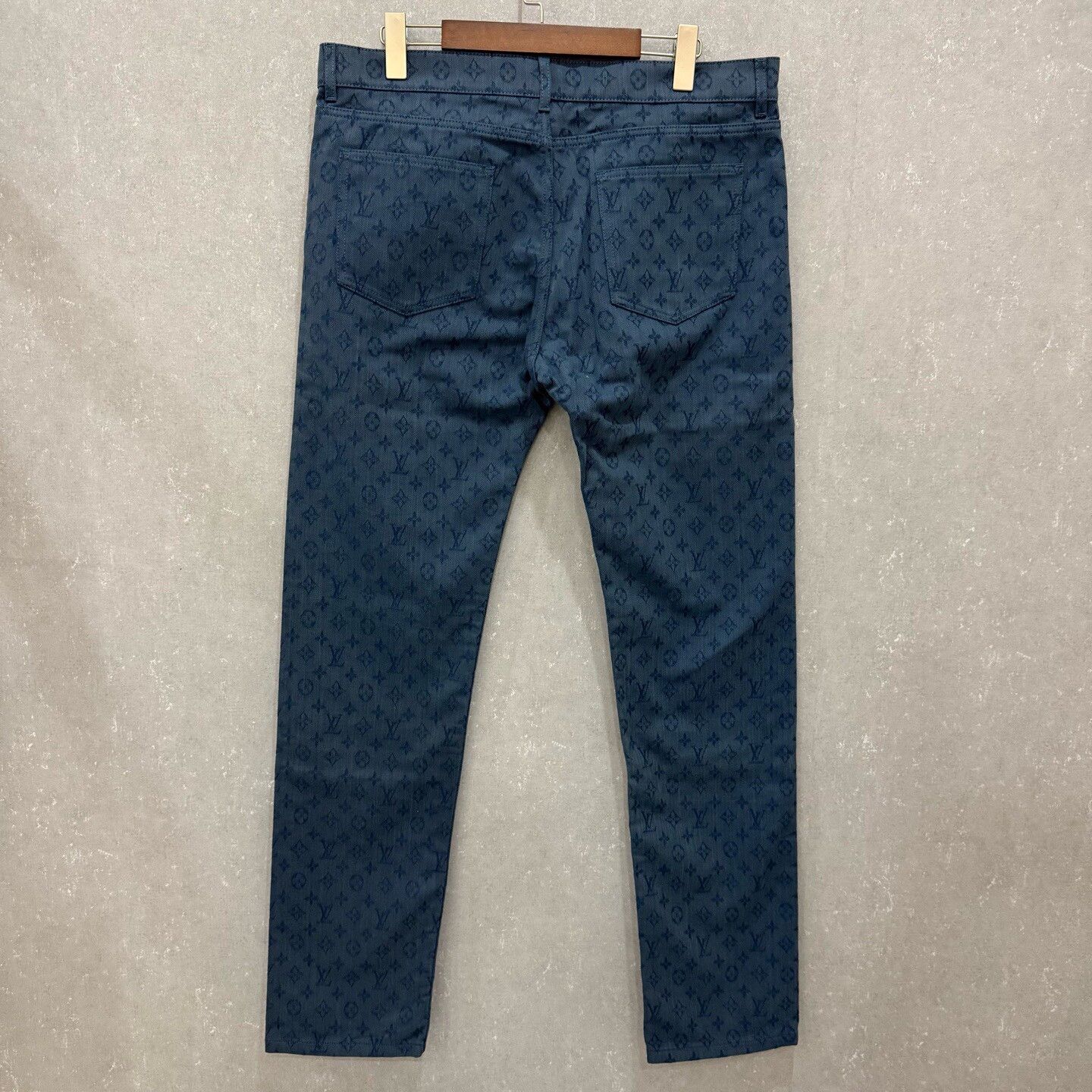 Louis Vuitton Louis Vuitton Monogram Jacquard Denim Jeans 36 Size US 36 / EU 52 - 3 Thumbnail
