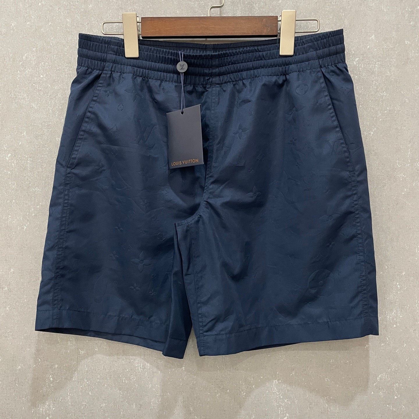 Louis Vuitton Louis Vuitton Monogram Navy Swim Shorts S Size US 30 / EU 46 - 2 Thumbnail