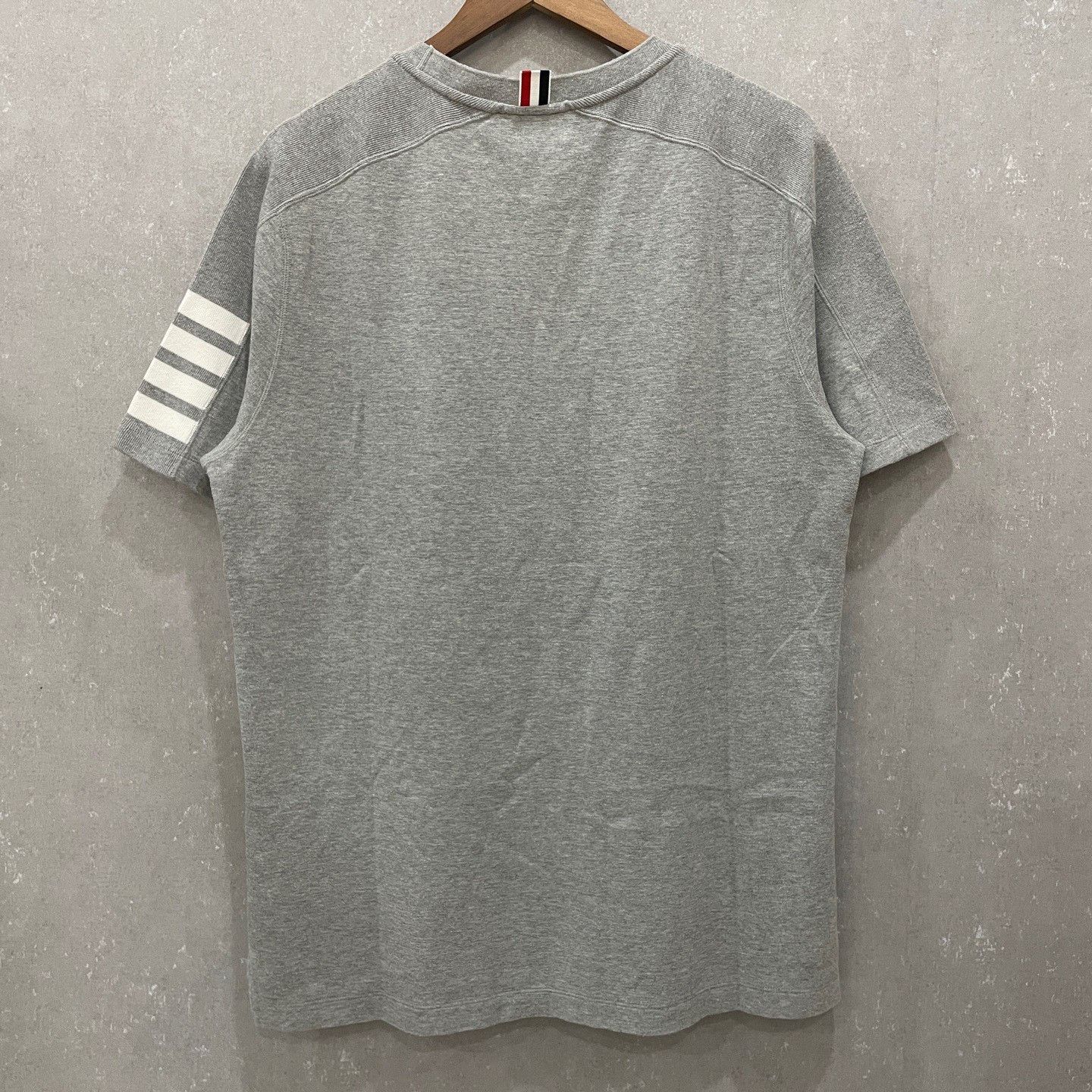 Thom Browne Thom Browne 4-Bar Stripe Cotton T-Shirt Size 3 Size US L / EU 52-54 / 3 - 3 Thumbnail