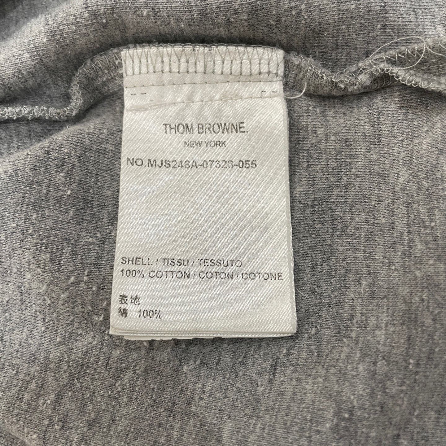 Thom Browne Thom Browne 4-Bar Stripe Cotton T-Shirt Size 3 Size US L / EU 52-54 / 3 - 6 Thumbnail