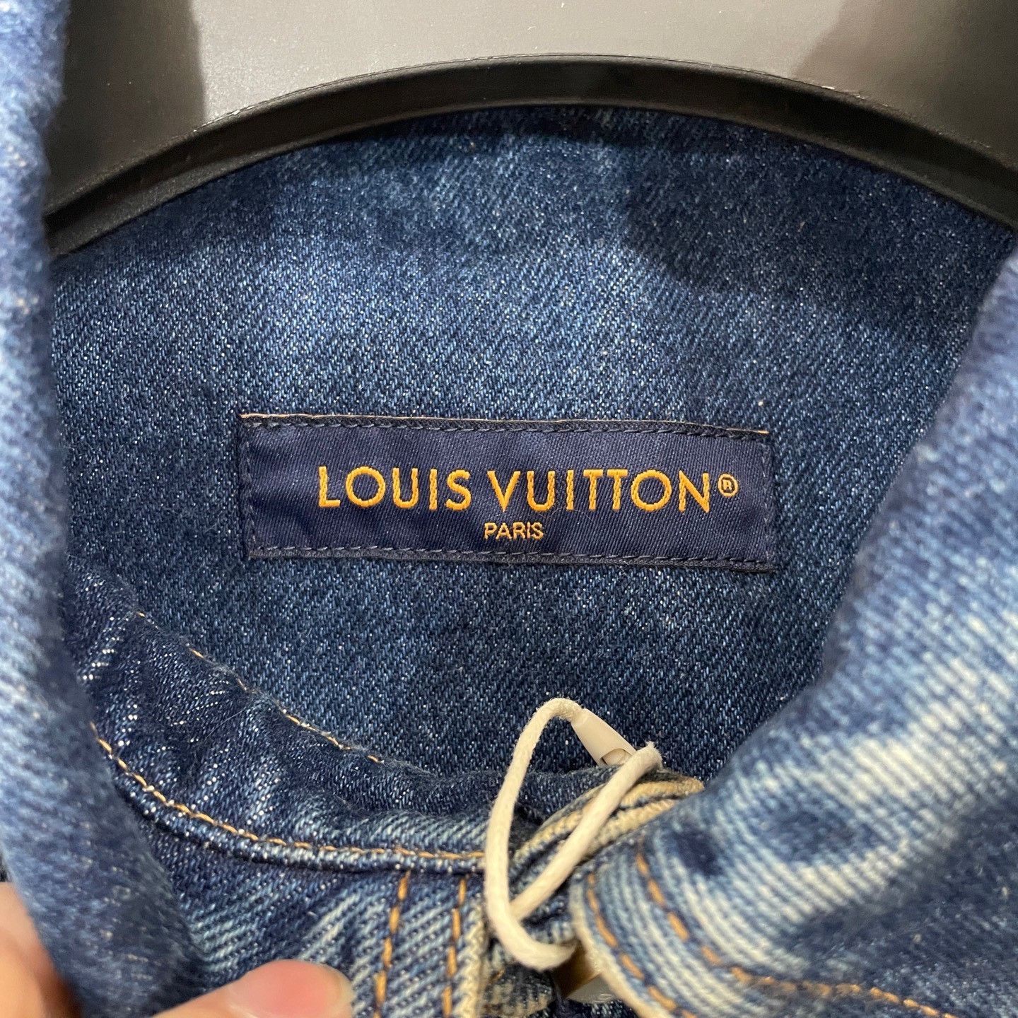 Louis Vuitton Louis Vuitton Washed Denim Logo Shirt XXL Size US XXL / EU 58 / 5 - 4 Thumbnail