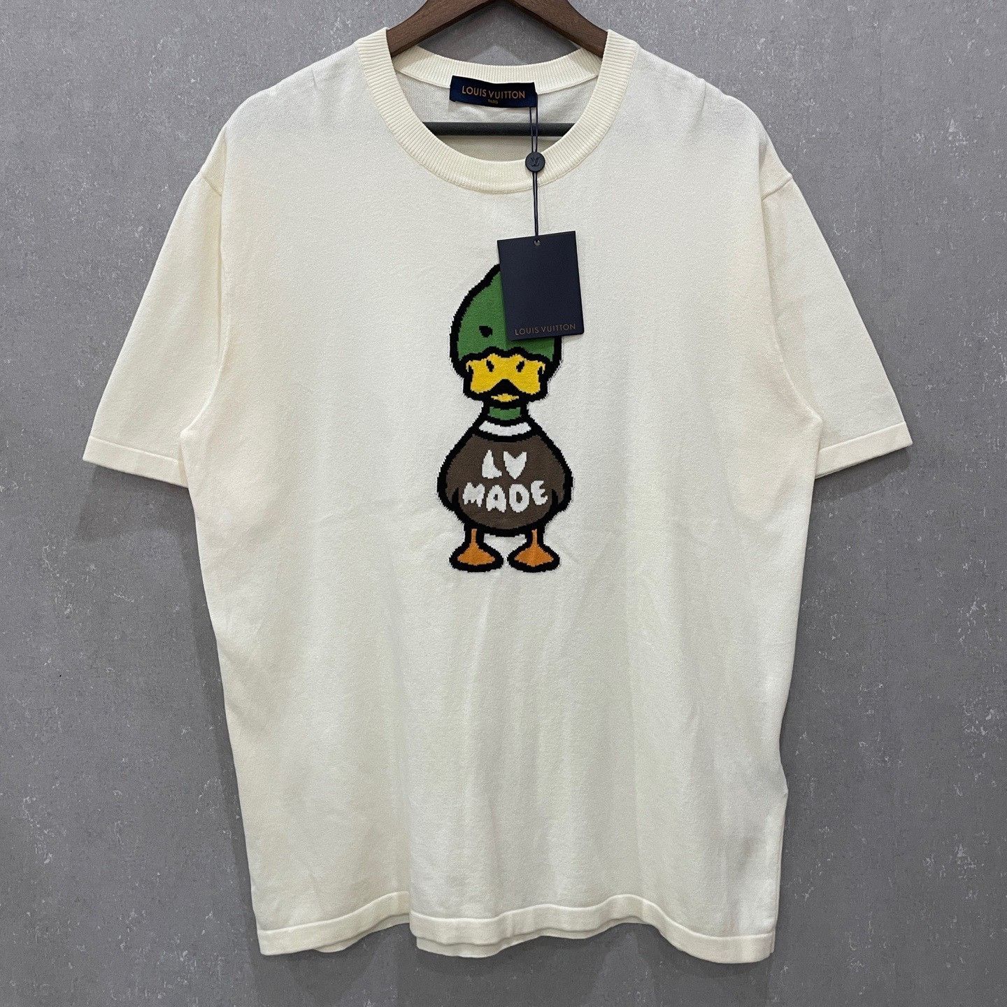 Louis Vuitton Louis Vuitton x Nigo Duck Knit T-Shirt XL Size US XL / EU 56 / 4 - 2 Thumbnail