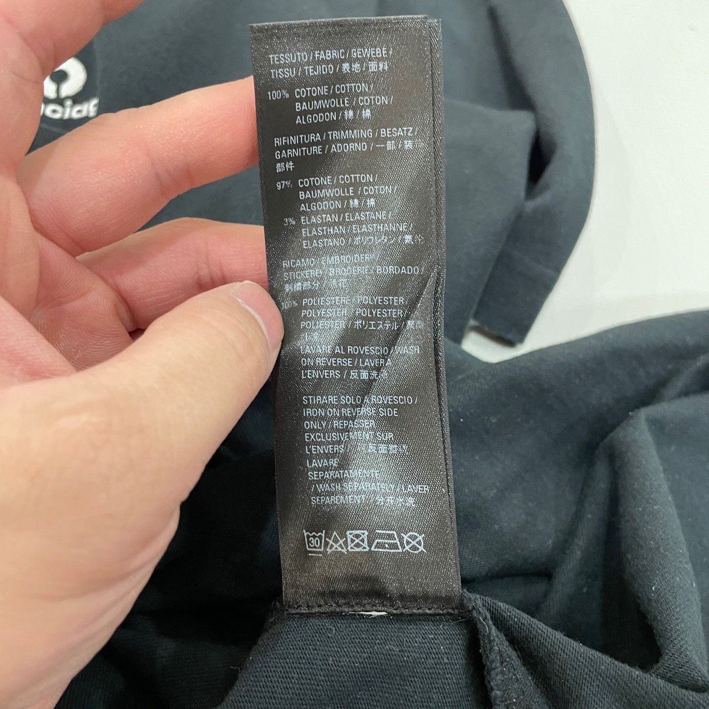 Balenciaga Balenciaga Embroidered Unifit T-Shirt Size 3 Size US L / EU 52-54 / 3 - 6 Thumbnail