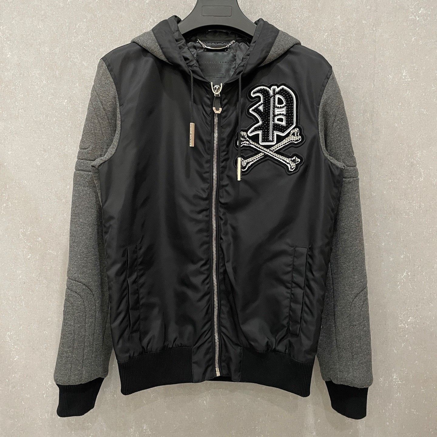 Philipp Plein Philipp Plein Embroidered Skull Hooded Jacket L Size US L / EU 52-54 / 3 - 2 Thumbnail