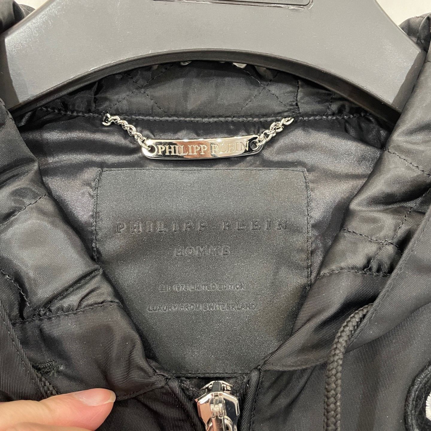 Philipp Plein Philipp Plein Embroidered Skull Hooded Jacket L Size US L / EU 52-54 / 3 - 4 Thumbnail