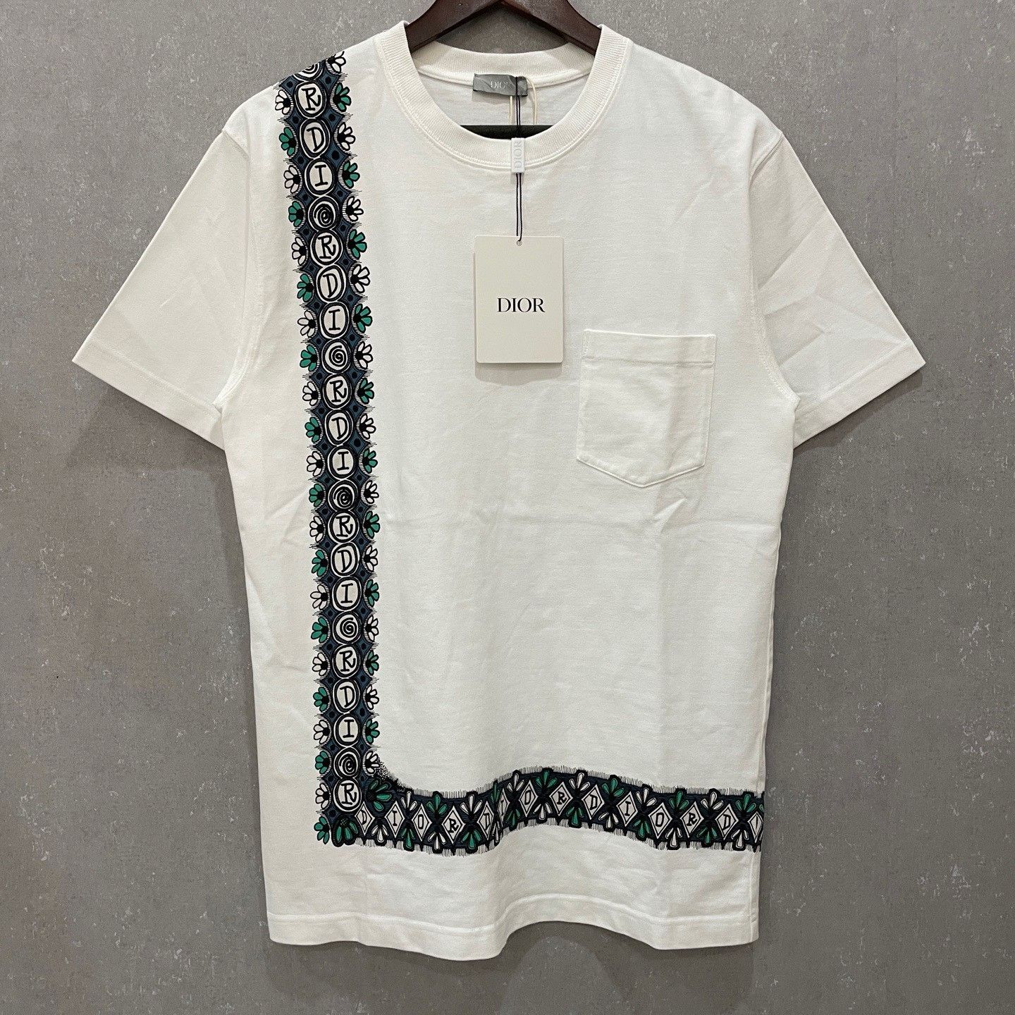 Dior Dior x Stussy Floral Graphic T-Shirt M Size US M / EU 48-50 / 2 - 2 Thumbnail