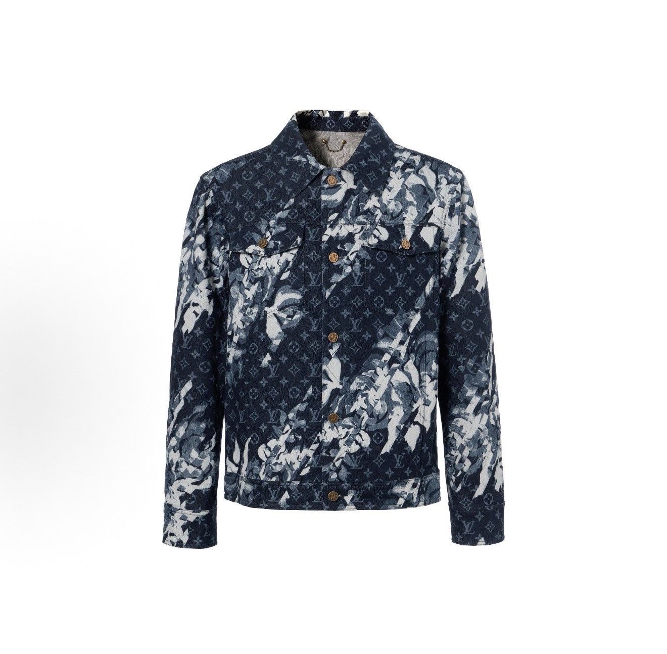 Louis Vuitton Louis Vuitton Tie-Dye Monogram Denim Jacket Size 48 Size US M / EU 48-50 / 2 - 2 Thumbnail