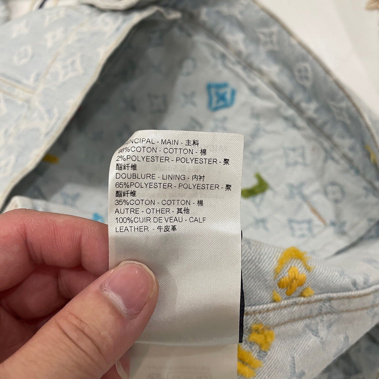 Louis Vuitton Louis Vuitton Tyler Monogram Denim Jacket 54 Size US L / EU 52-54 / 3 - 6 Thumbnail