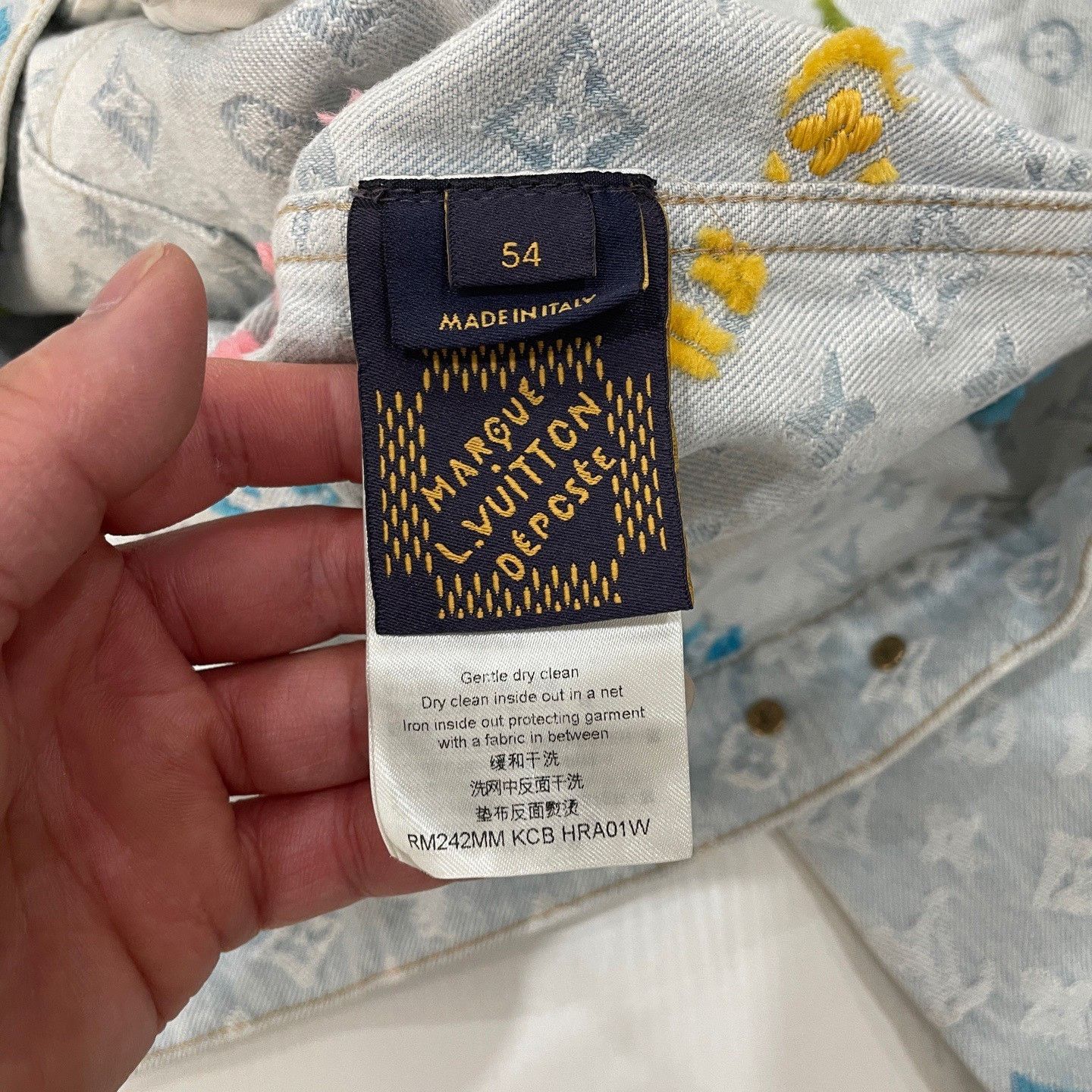 Louis Vuitton Louis Vuitton Tyler Monogram Denim Jacket 54 Size US L / EU 52-54 / 3 - 5 Thumbnail