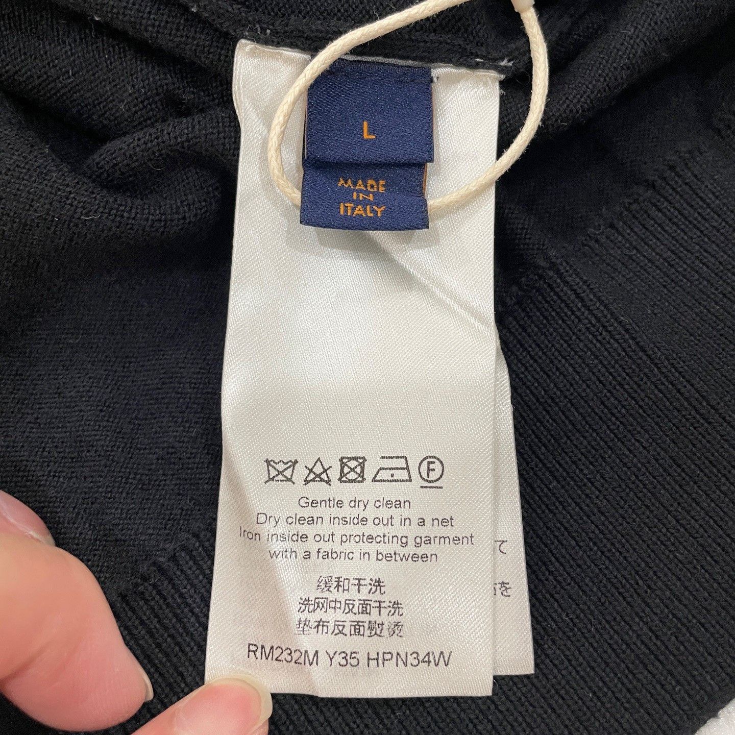 Louis Vuitton Louis Vuitton Cotton Cashmere Monogram Polo L Size US L / EU 52-54 / 3 - 6 Thumbnail
