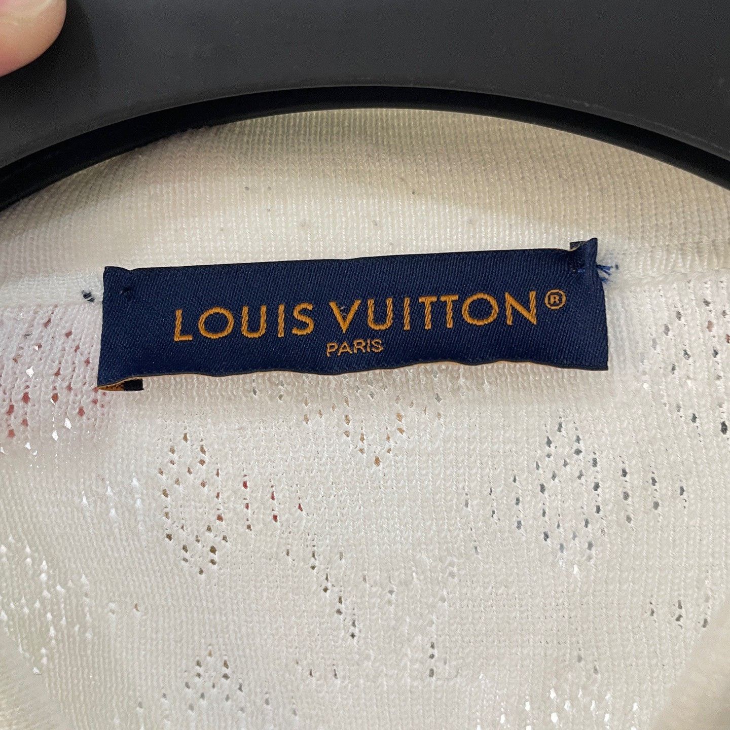 Louis Vuitton Louis Vuitton Open Knit Short Sleeve Shirt L Size US L / EU 52-54 / 3 - 4 Thumbnail