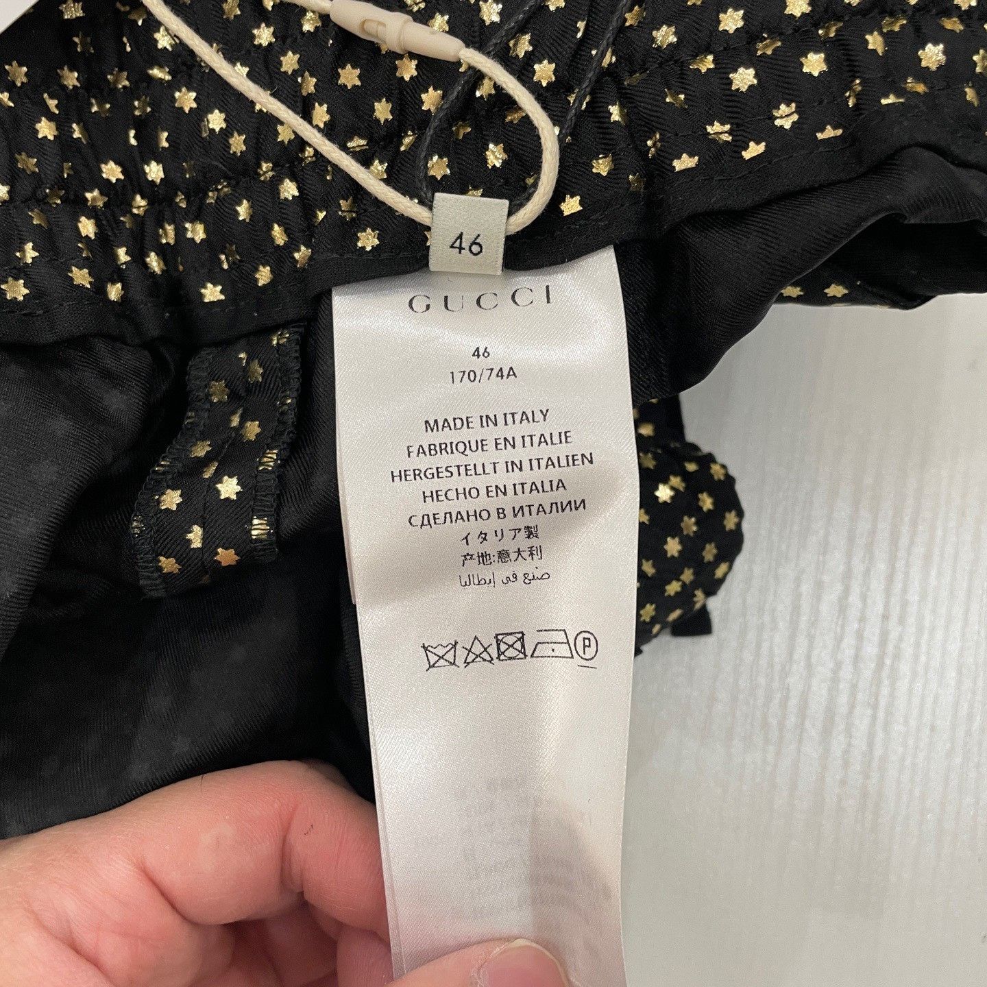 Gucci Gucci Star Print Silk Shorts Size 46 Size US 30 / EU 46 - 5 Thumbnail
