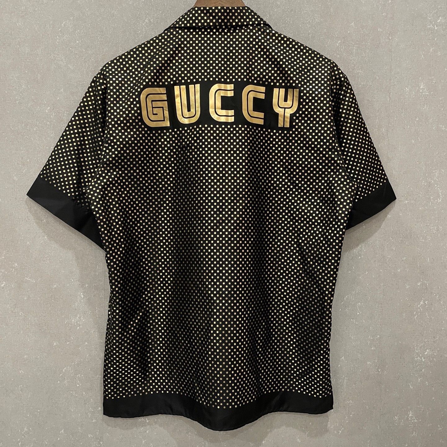 Gucci Gucci Star Print Silk Short Sleeve Shirt 44 Size US S / EU 44-46 / 1 - 3 Thumbnail