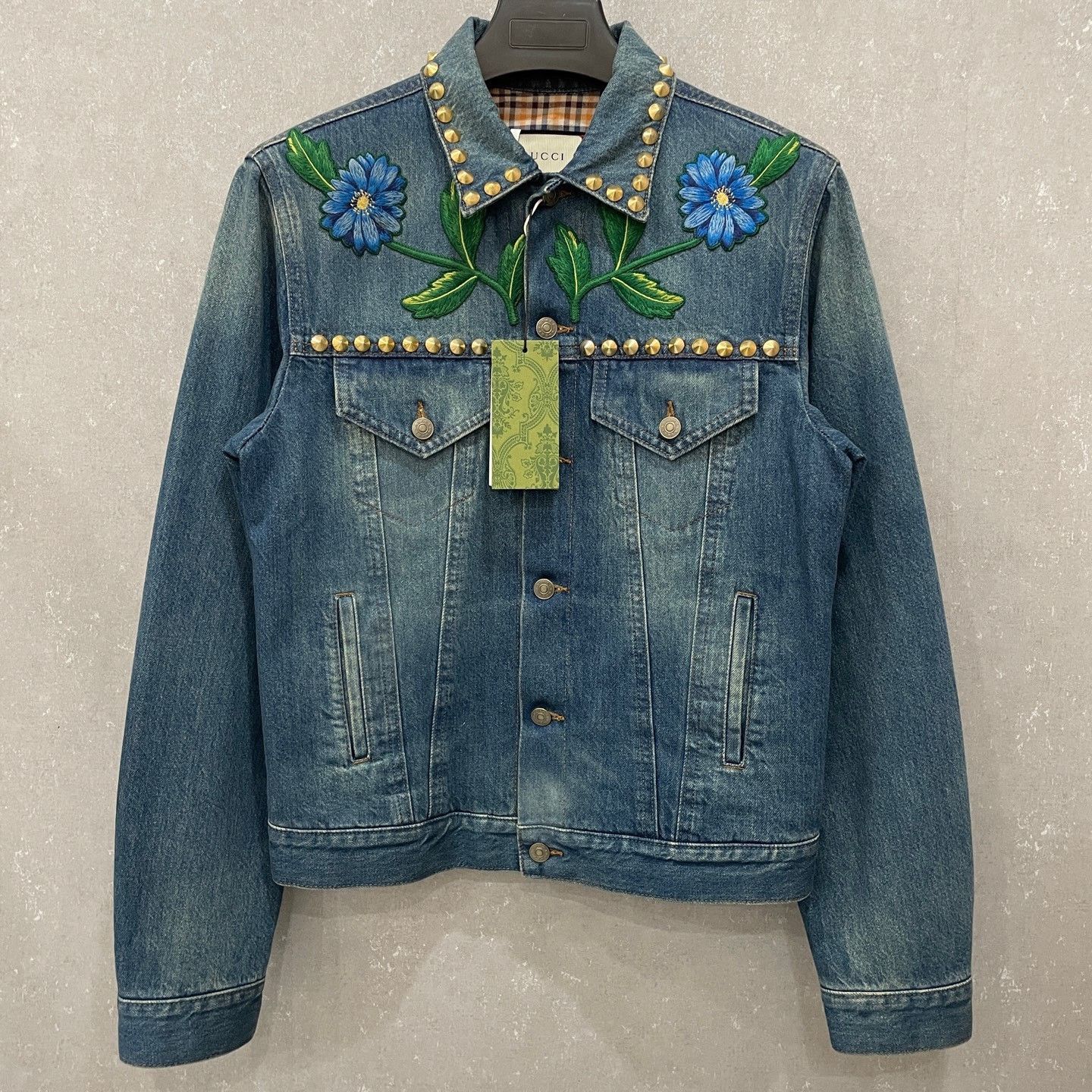 Gucci Gucci Embroidered Studded Denim Jacket Size 46 Size US S / EU 44-46 / 1 - 2 Thumbnail