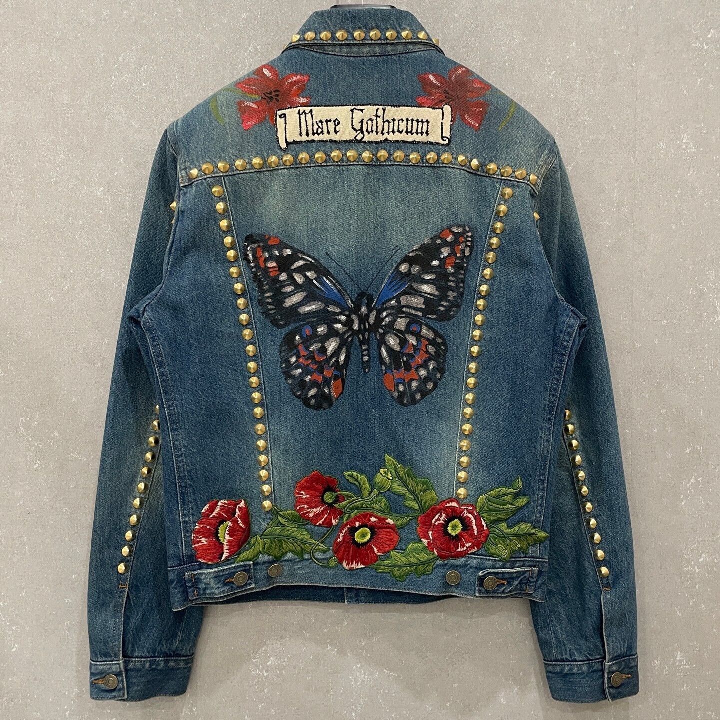 Gucci Gucci Embroidered Studded Denim Jacket Size 46 Size US S / EU 44-46 / 1 - 3 Thumbnail