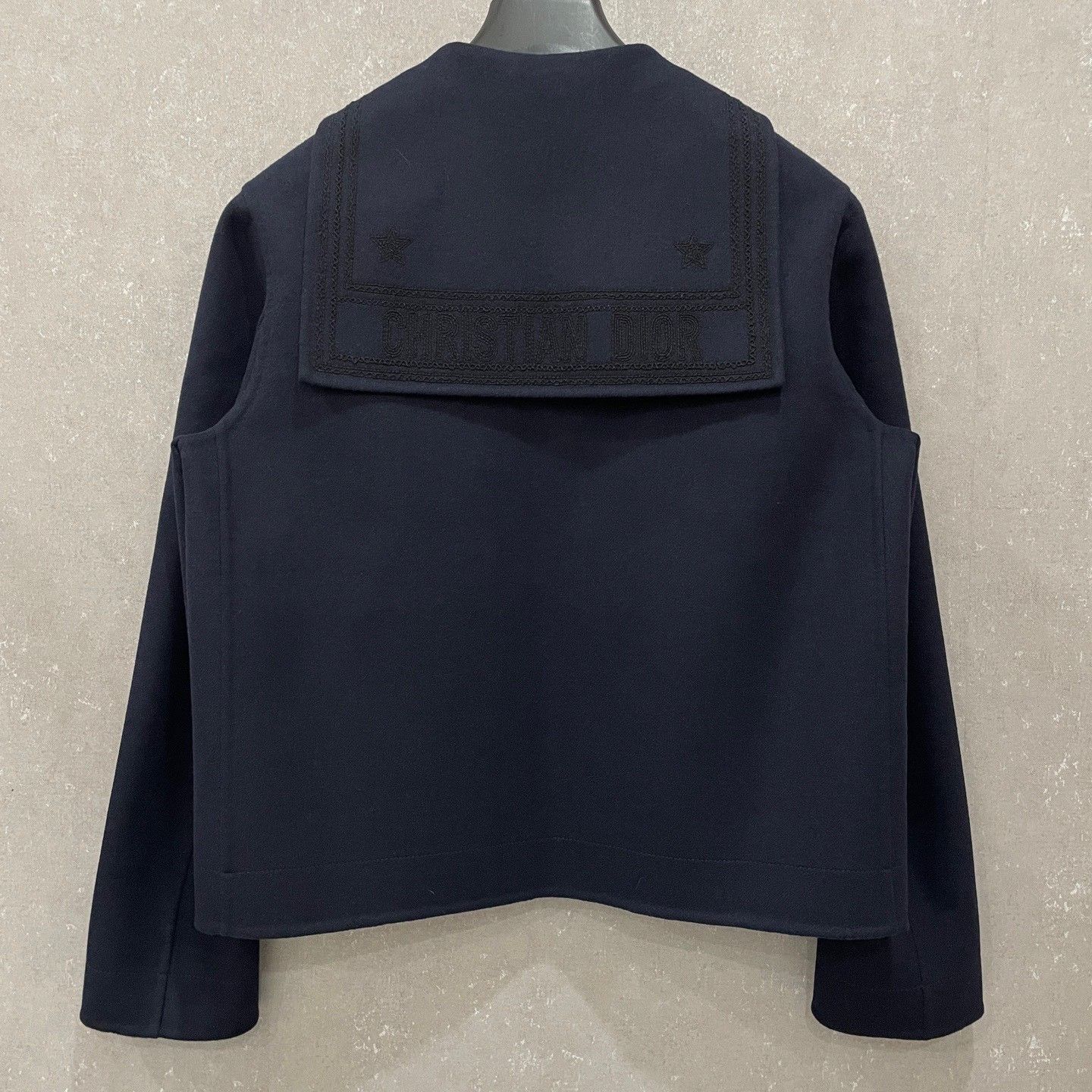 Dior Dior Embroidered Logo Sailor Collar Jacket 40 Size M / US 6-8 / IT 42-44 - 3 Thumbnail
