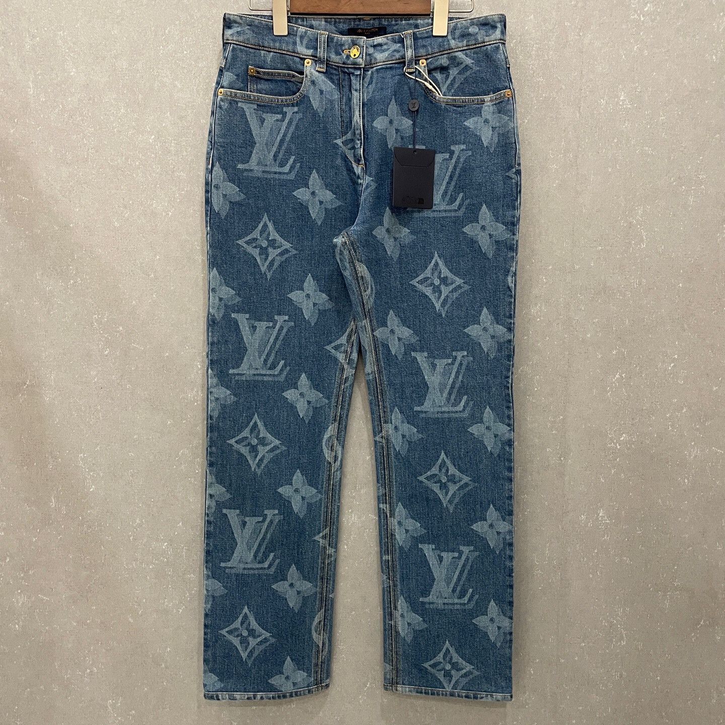 Louis Vuitton Louis Vuitton Monogram Denim Jeans 31 Size US 31 - 3 Thumbnail
