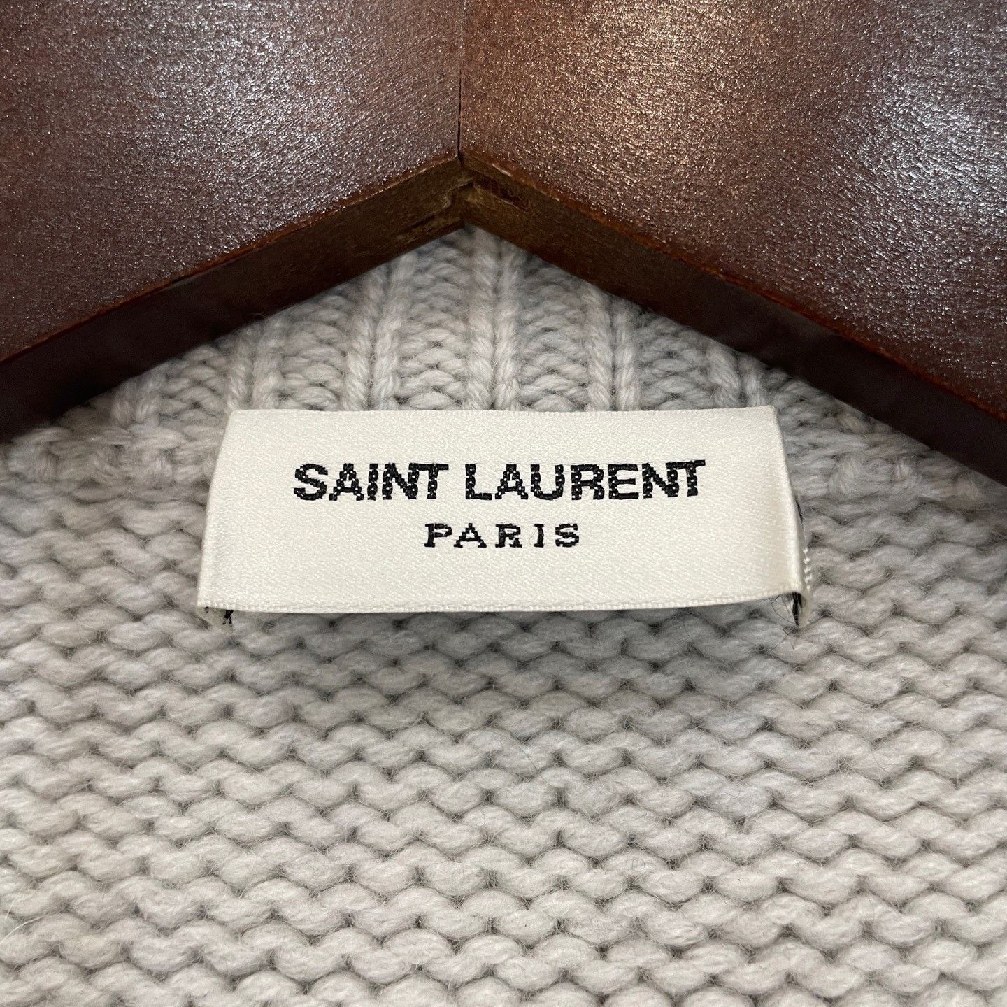Saint Laurent Paris Saint Laurent Grey Knit Cardigan XS Size US XS / EU 42 / 0 - 4 Thumbnail