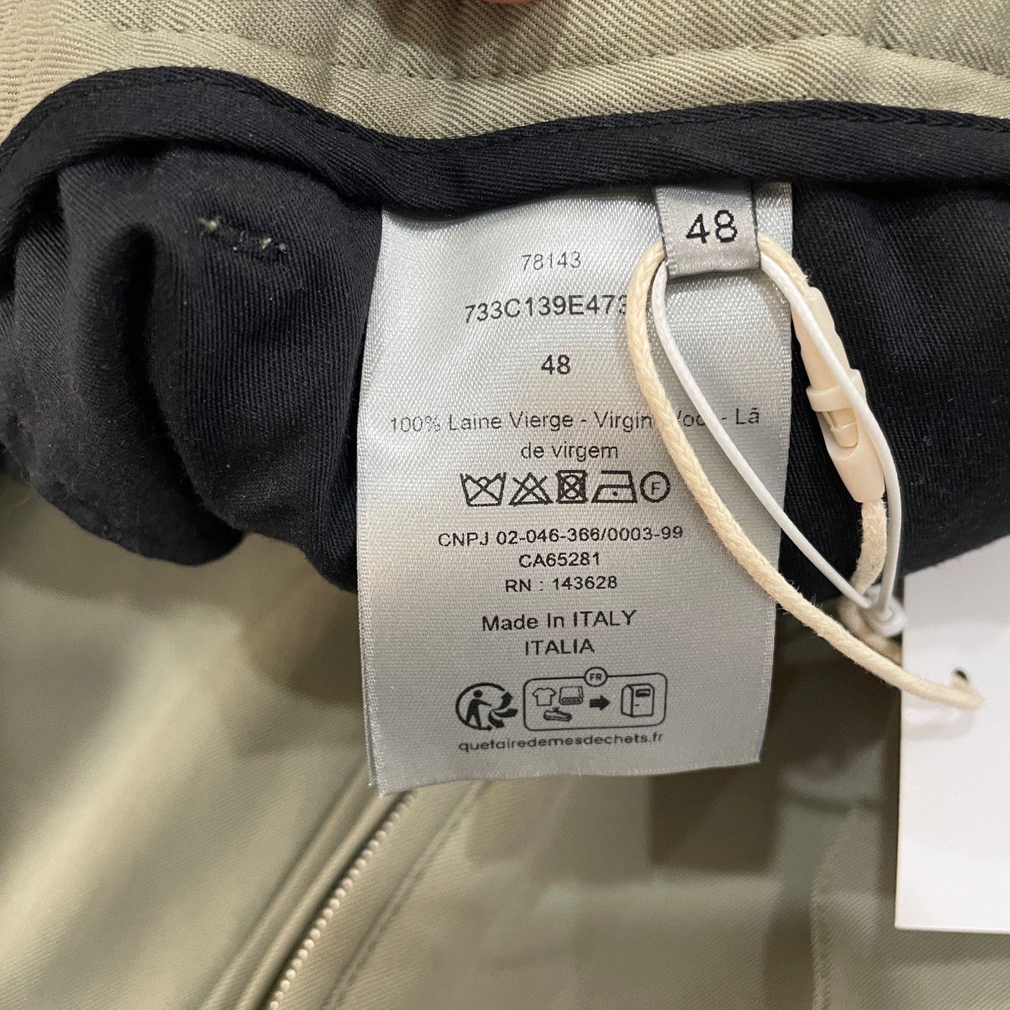 Dior Dior Virgin Wool Drawstring Joggers Size 48 Size US 32 / EU 48 - 7 Thumbnail