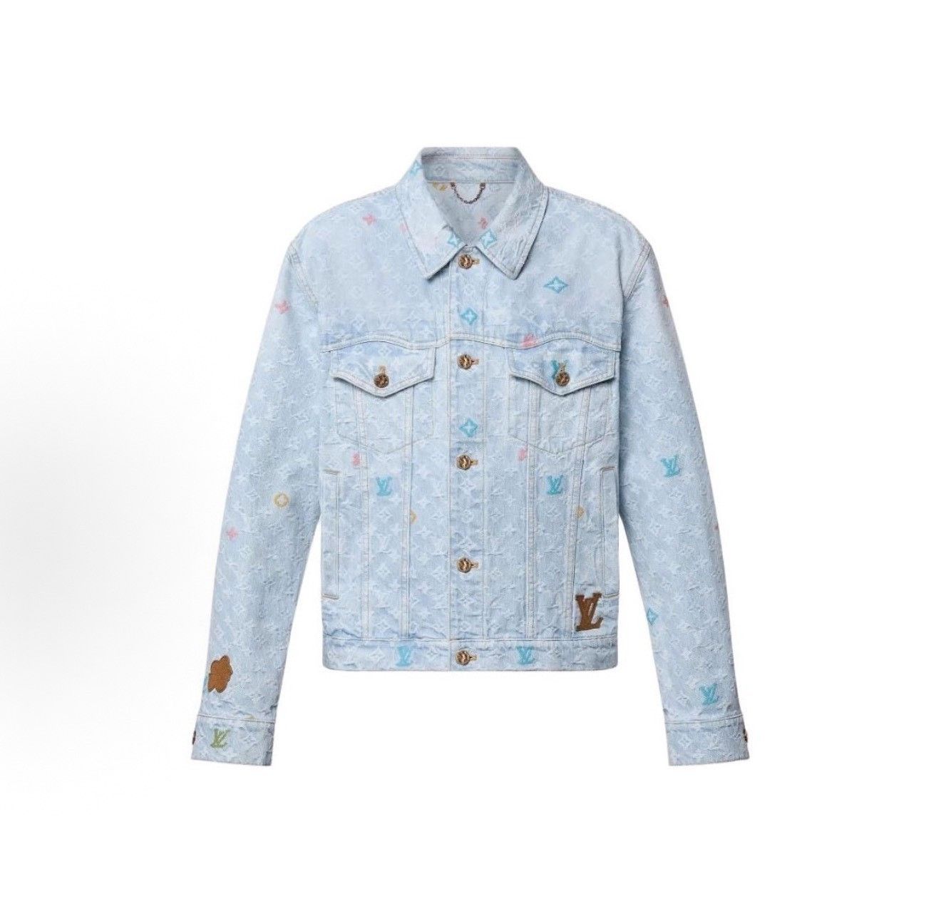 Louis Vuitton Louis Vuitton x Tyler Monogram Denim Jacket 52 Size US L / EU 52-54 / 3 - 2 Thumbnail