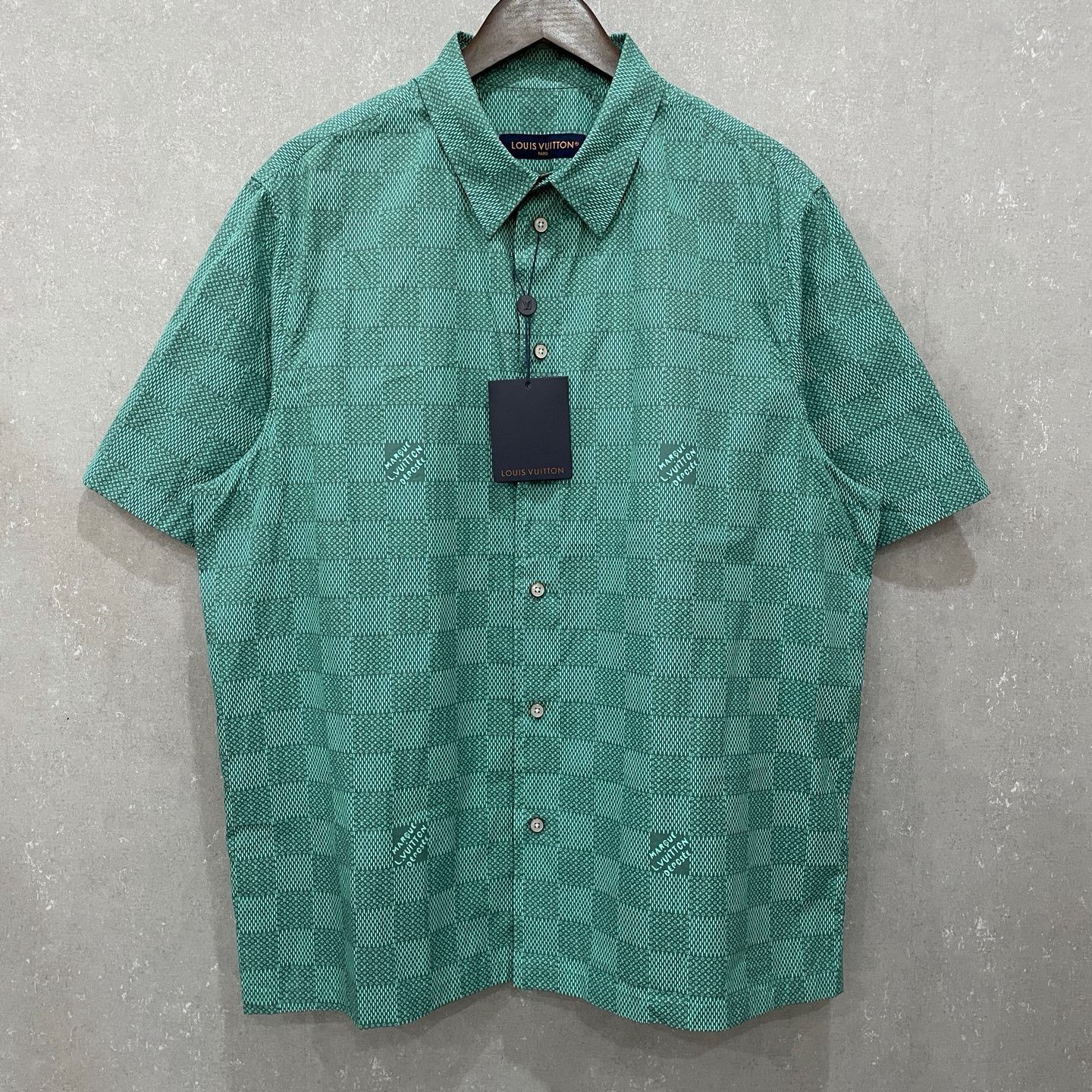 Louis Vuitton Louis Vuitton Damier Short Sleeve Shirt Size 4L Size US XXL / EU 58 / 5 - 3 Thumbnail