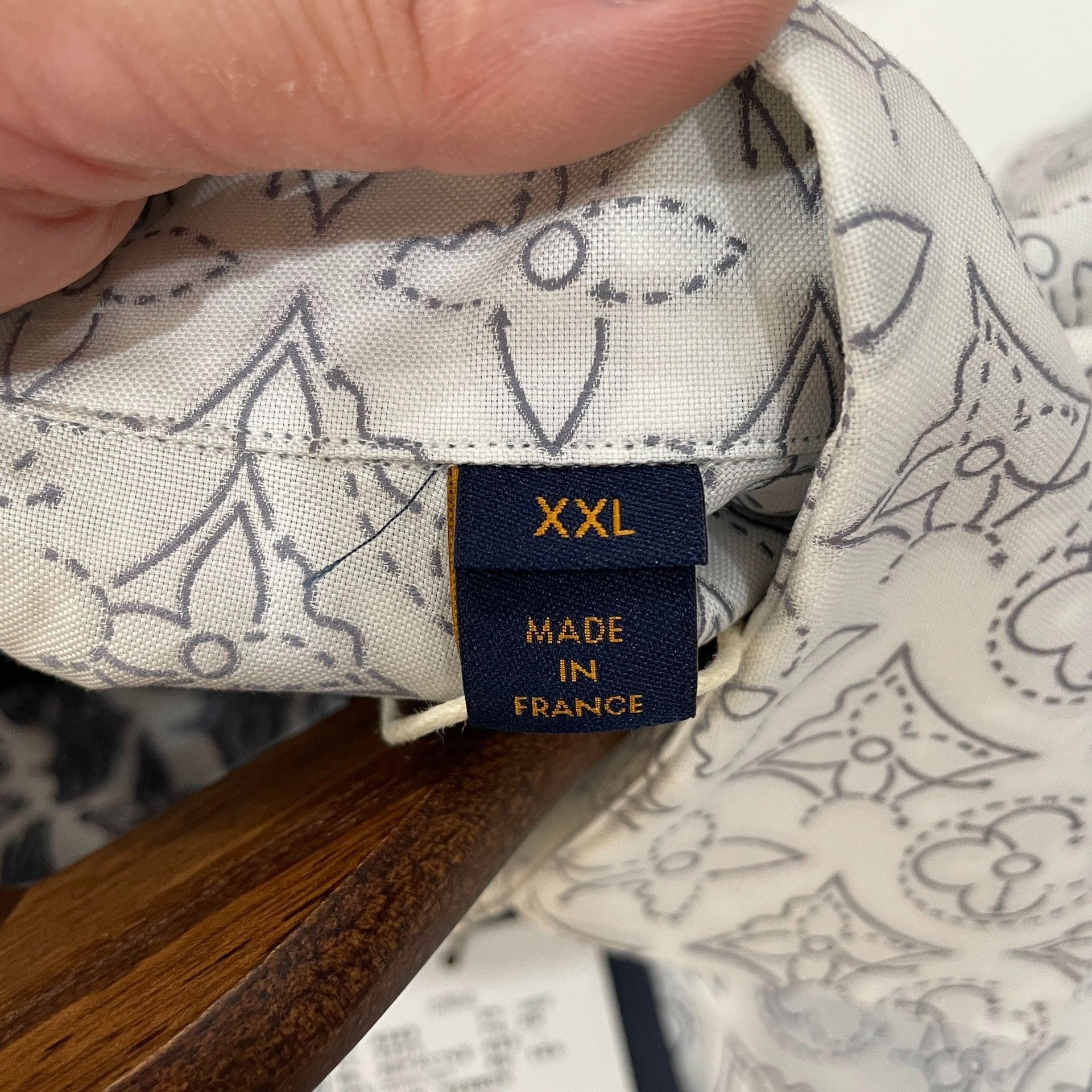 Louis Vuitton Louis Vuitton Monogram Print Button Up Shirt XXL Size US XXL / EU 58 / 5 - 5 Thumbnail