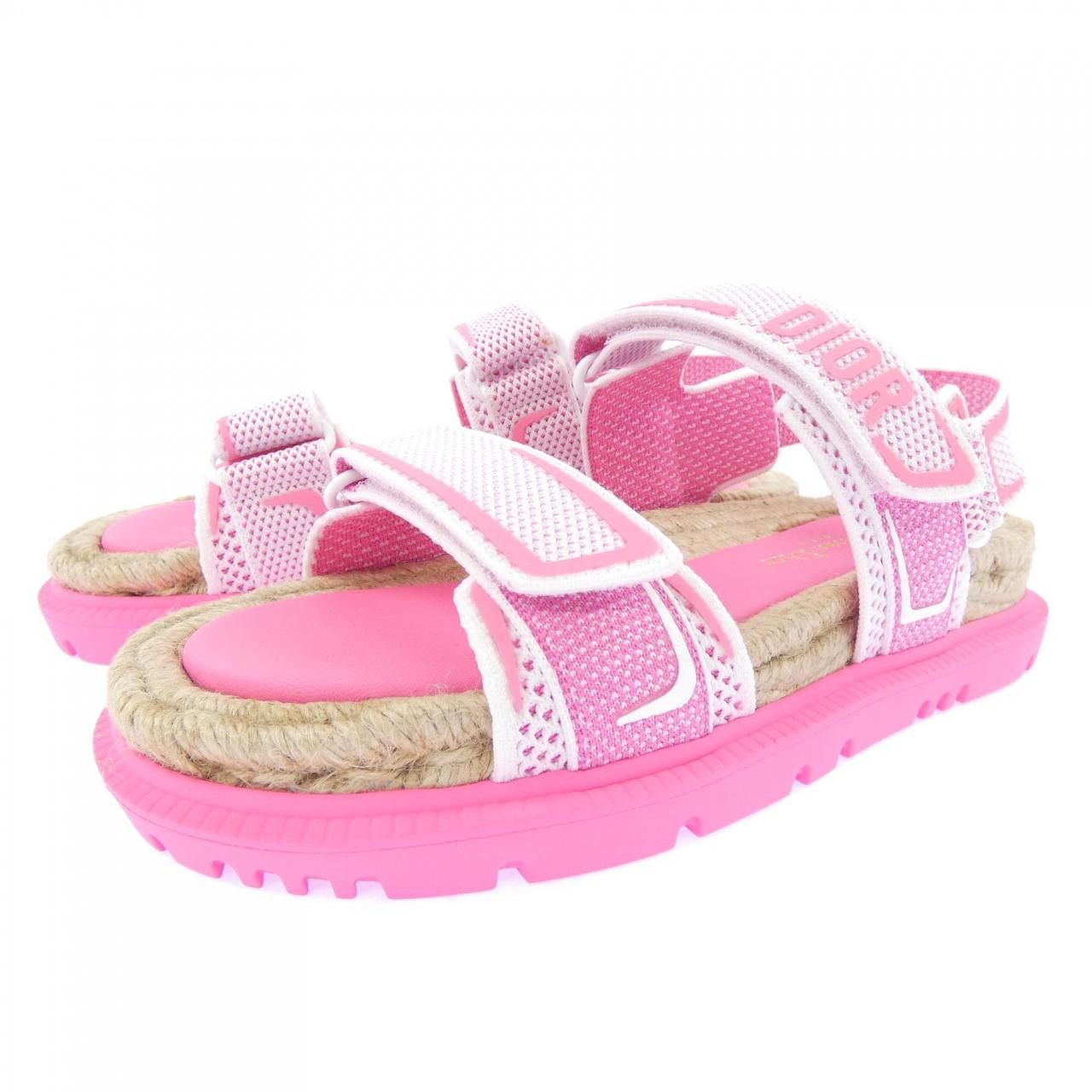 Dior Dior Christian Dior DIORACT Fabric Sandals Textile Shoes DIORACT DUTY FREE for USA Size ONE SIZE - 3 Thumbnail