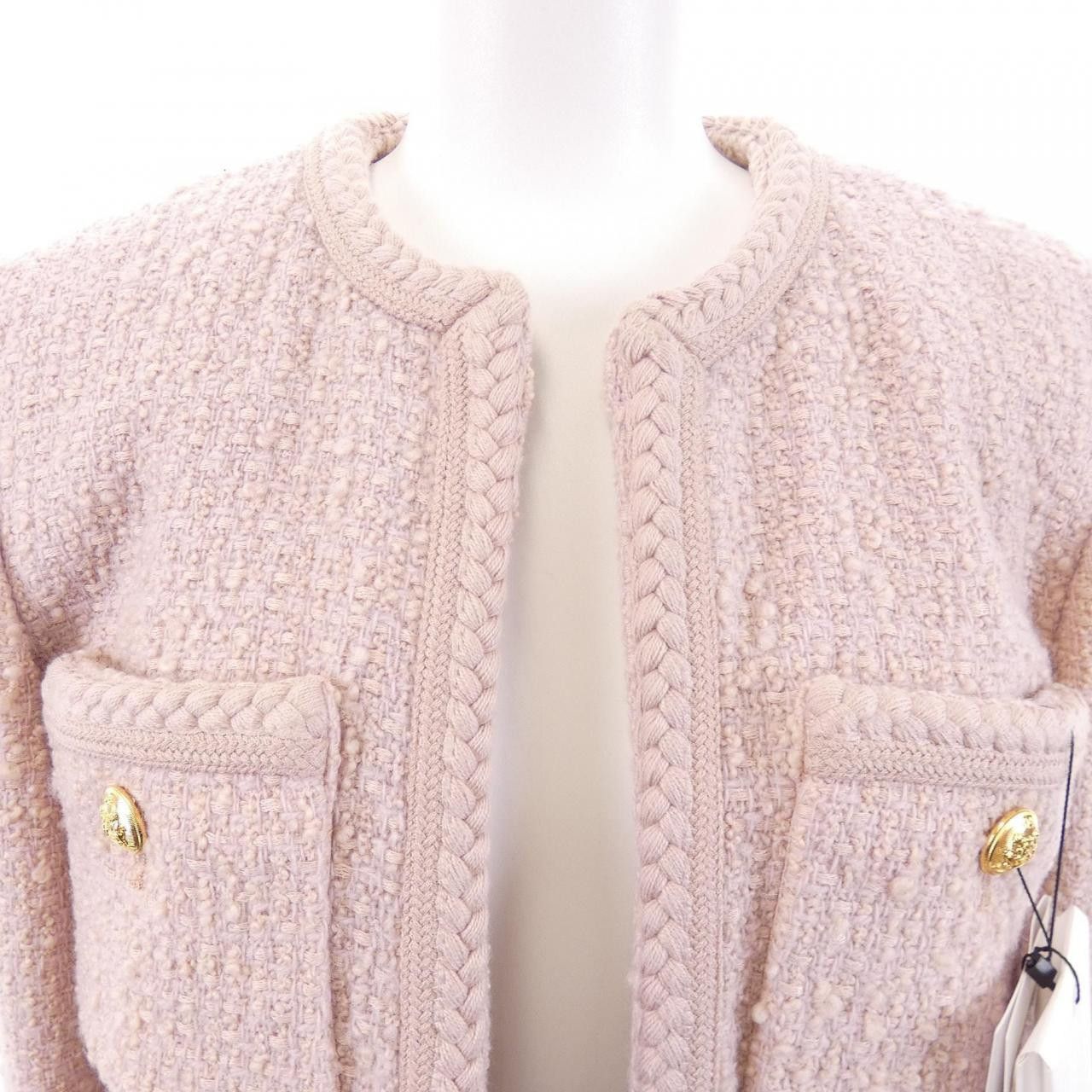 Celine Celine CELINE Collarless Jacket Others Outerwear 2V18N764L DUTY FREE for USA Size ONE SIZE - 5 Thumbnail