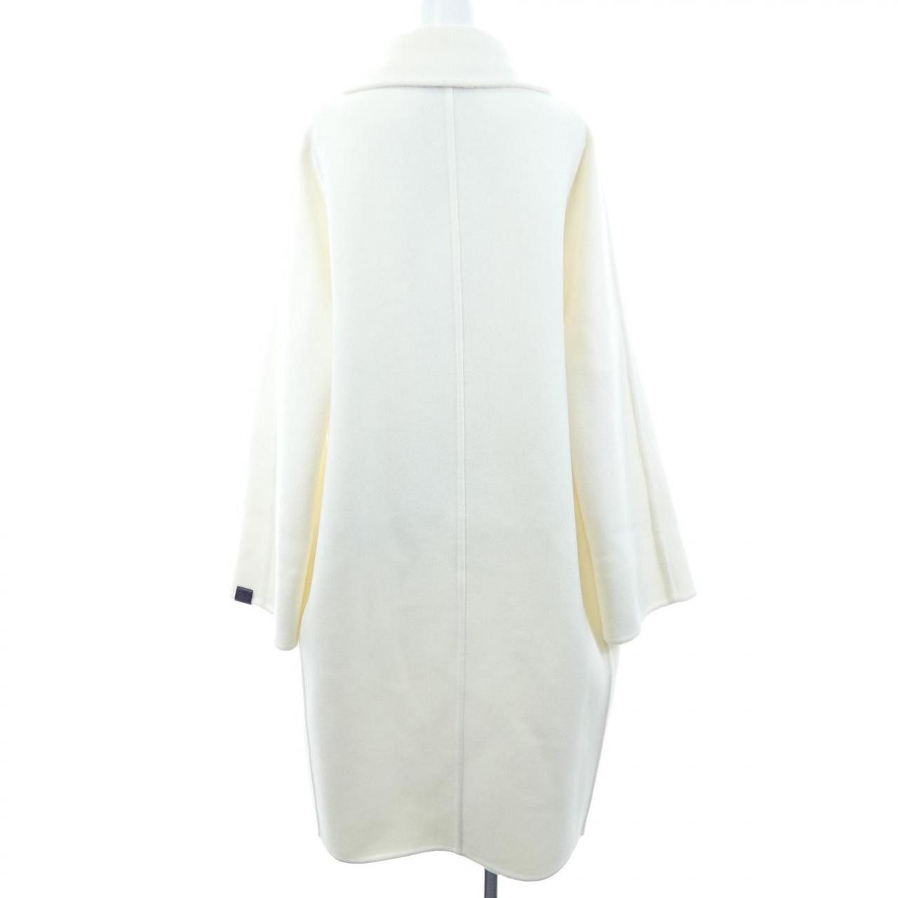 Loewe Loewe Loewe Anagram Cashmere Blend Coat Textile Outerwear S359336XBO DUTY FREE for USA Size ONE SIZE - 2 Thumbnail