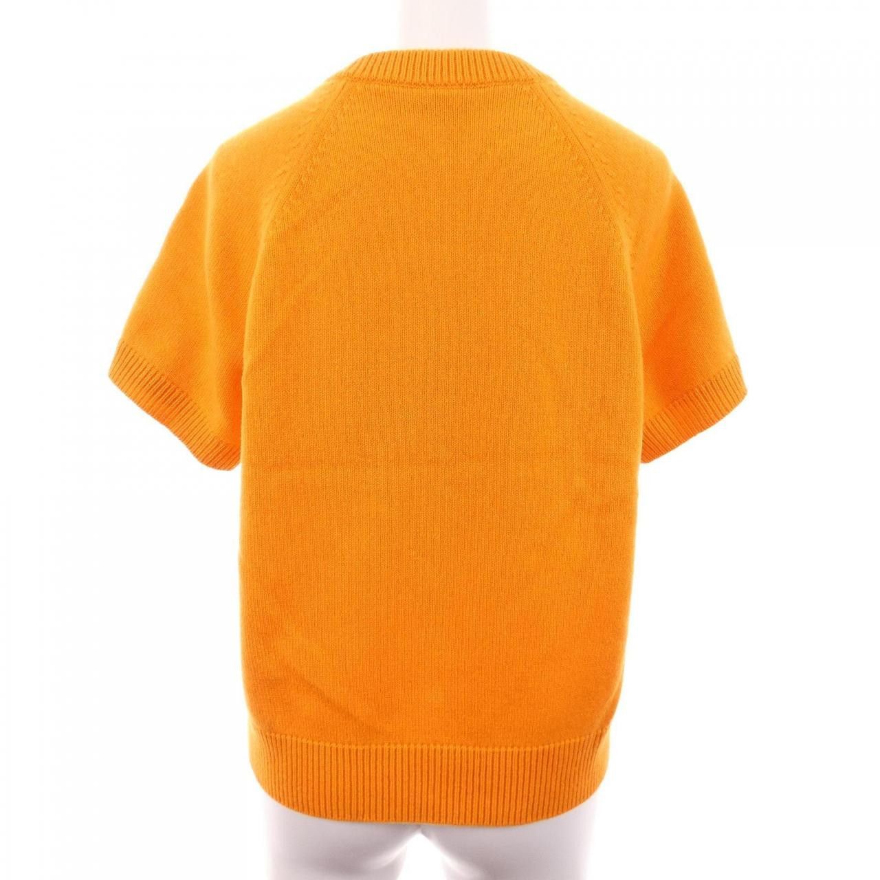 Hermes Hermes Hermes Oversize Sweater Cashmere Knit Textile Tops DUTY FREE for USA Size ONE SIZE - 2 Thumbnail
