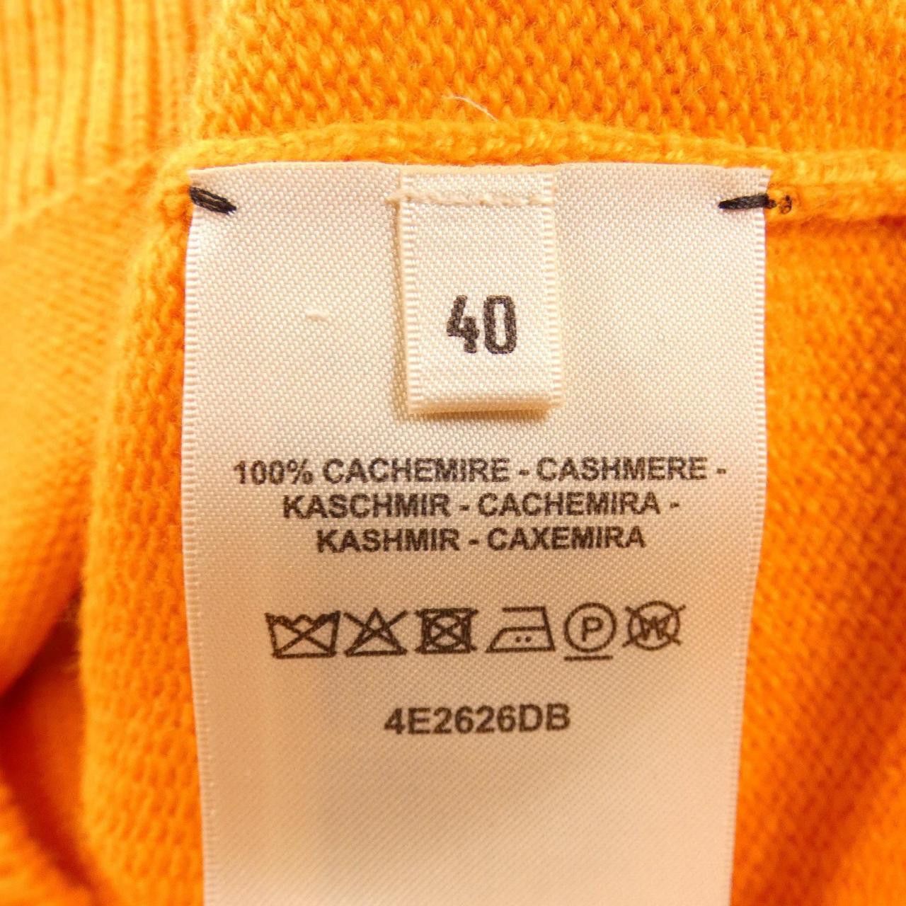 Hermes Hermes Hermes Oversize Sweater Cashmere Knit Textile Tops DUTY FREE for USA Size ONE SIZE - 3 Thumbnail