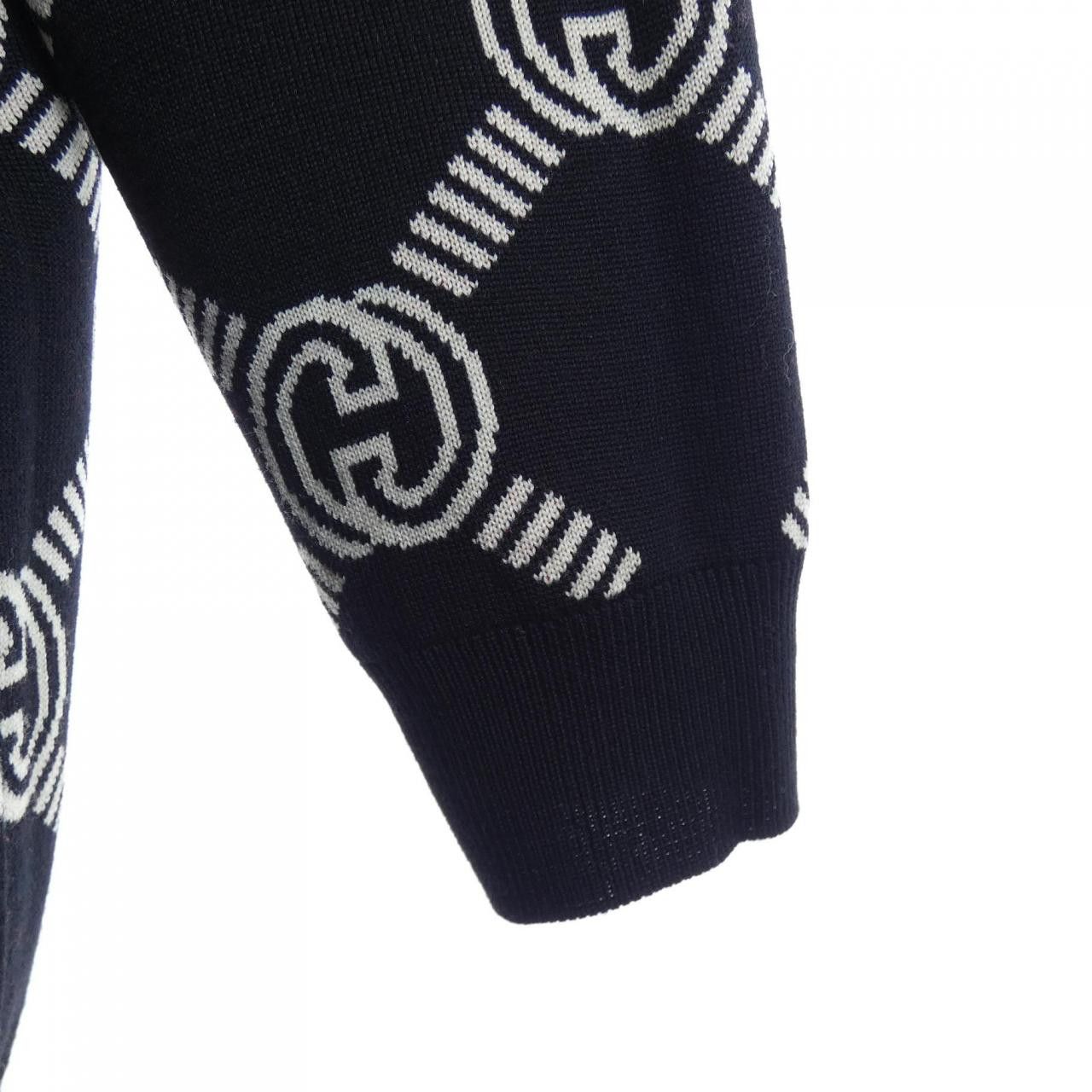 Gucci Gucci Gucci Interlocking G Cardigan Textile Tops 678308XKB7T DUTY FREE for USA Size ONE SIZE - 6 Thumbnail