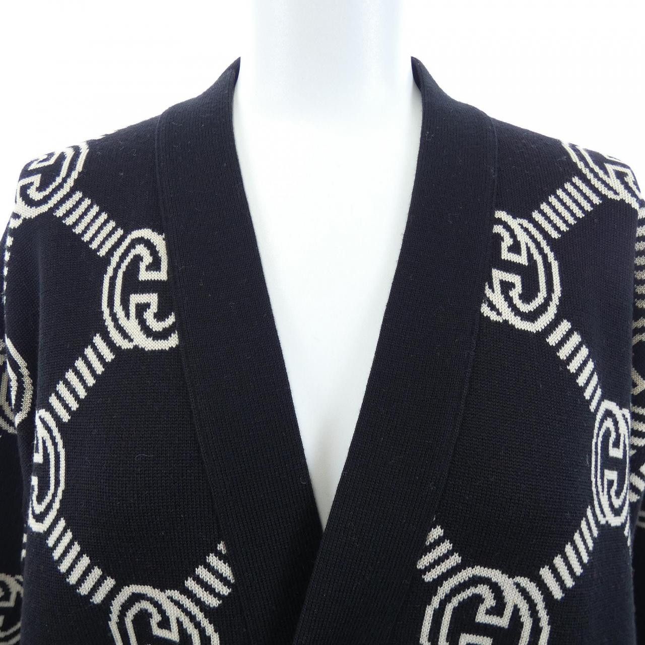 Gucci Gucci Gucci Interlocking G Cardigan Textile Tops 678308XKB7T DUTY FREE for USA Size ONE SIZE - 5 Thumbnail