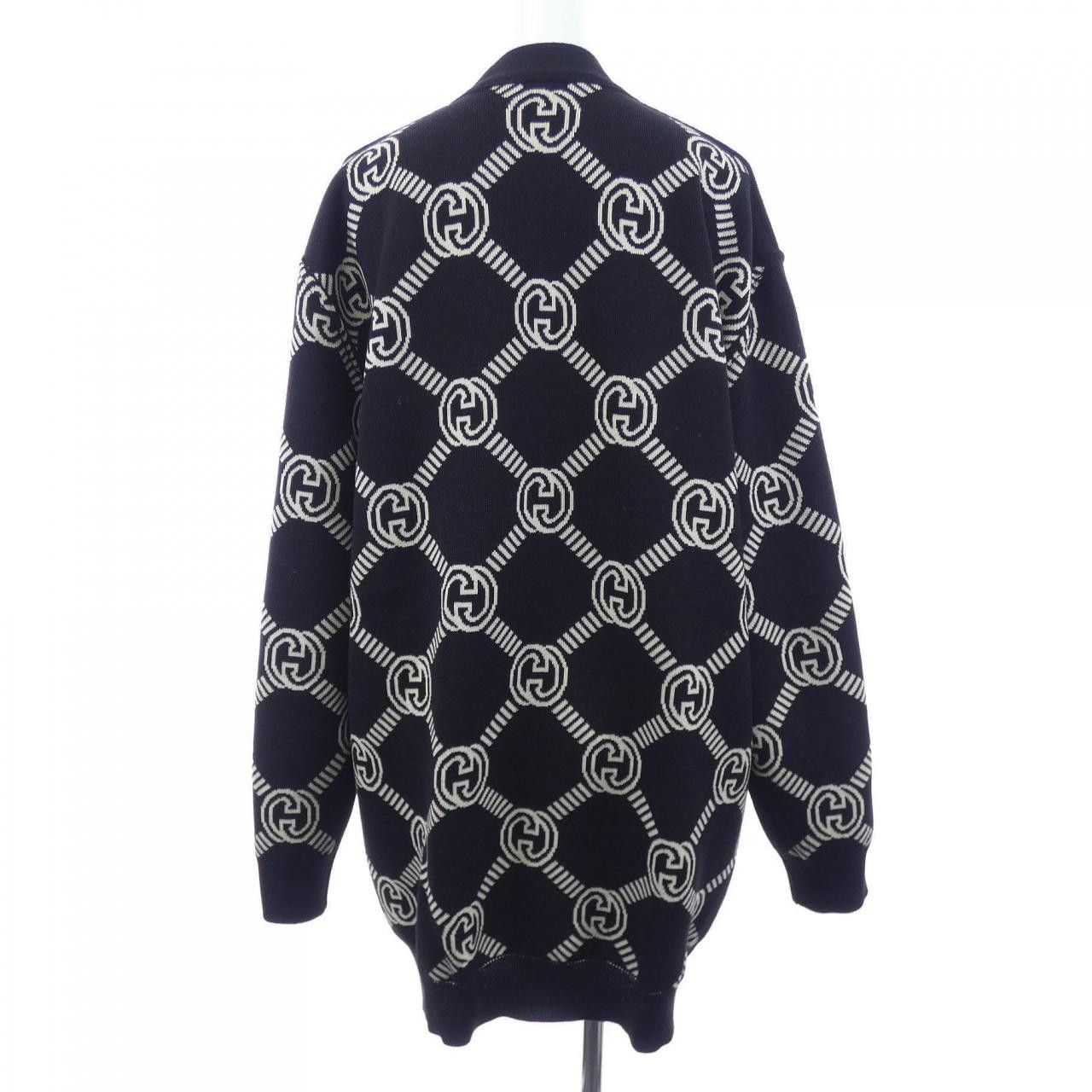 Gucci Gucci Gucci Interlocking G Cardigan Textile Tops 678308XKB7T DUTY FREE for USA Size ONE SIZE - 2 Thumbnail