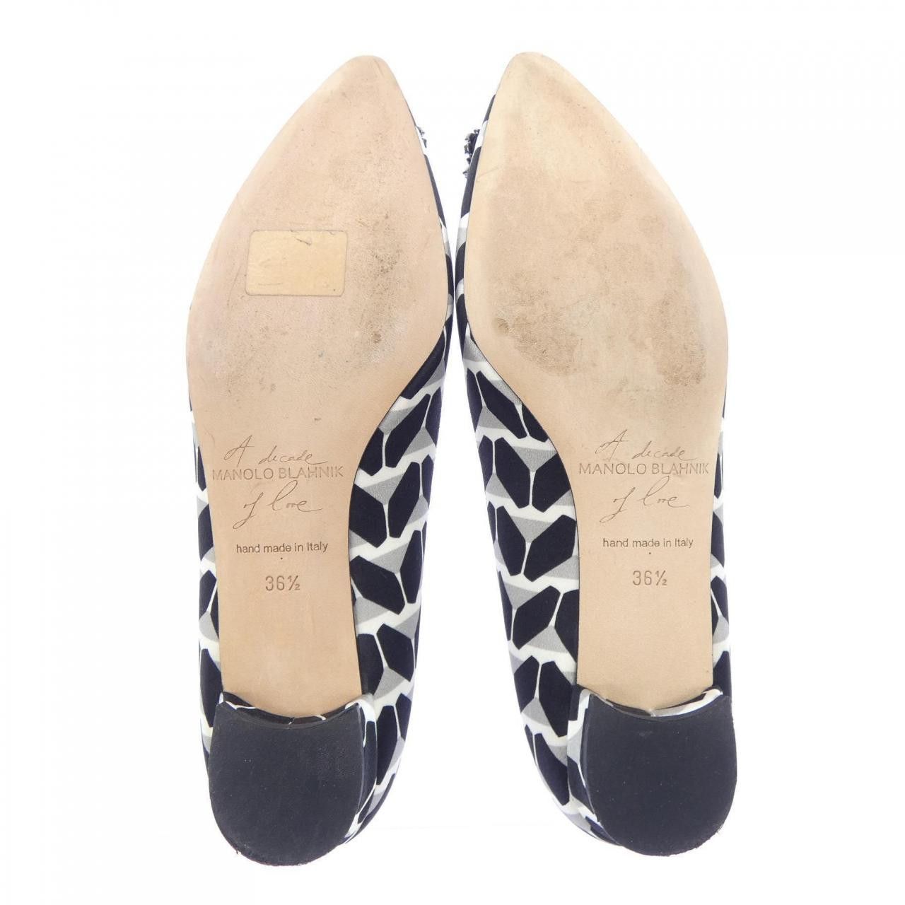 Manolo Blahnik Manolo Blahnik Manolo Blahnik Flat Shoes Leather Shoes DUTY FREE for USA Size ONE SIZE - 4 Thumbnail
