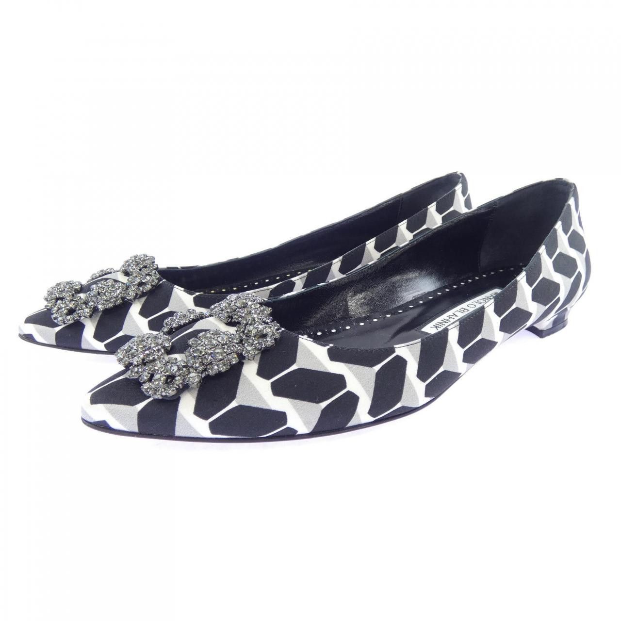 Manolo Blahnik Manolo Blahnik Manolo Blahnik Flat Shoes Leather Shoes DUTY FREE for USA Size ONE SIZE - 3 Thumbnail