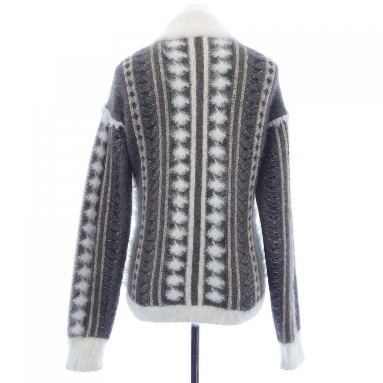 Chanel Chanel Chanel Cashmere Blend Cardigan Textile Tops P39856K02818 DUTY FREE for USA Size ONE SIZE - 2 Thumbnail