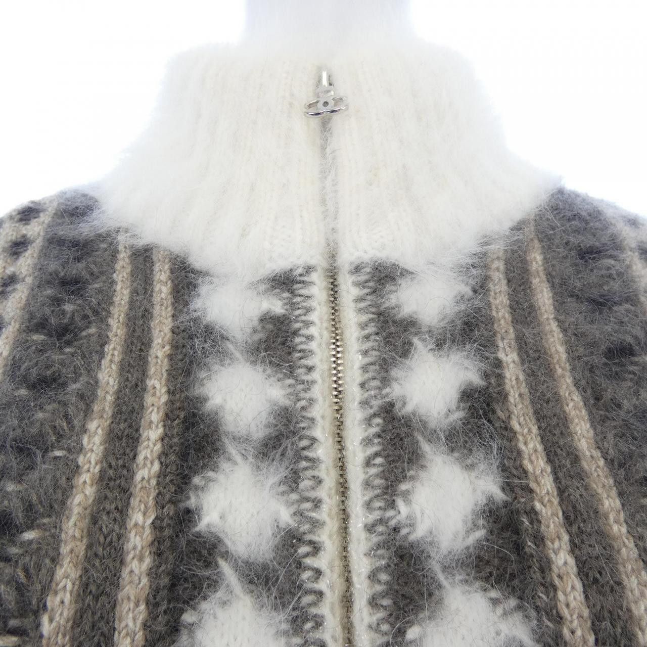Chanel Chanel Chanel Cashmere Blend Cardigan Textile Tops P39856K02818 DUTY FREE for USA Size ONE SIZE - 5 Thumbnail