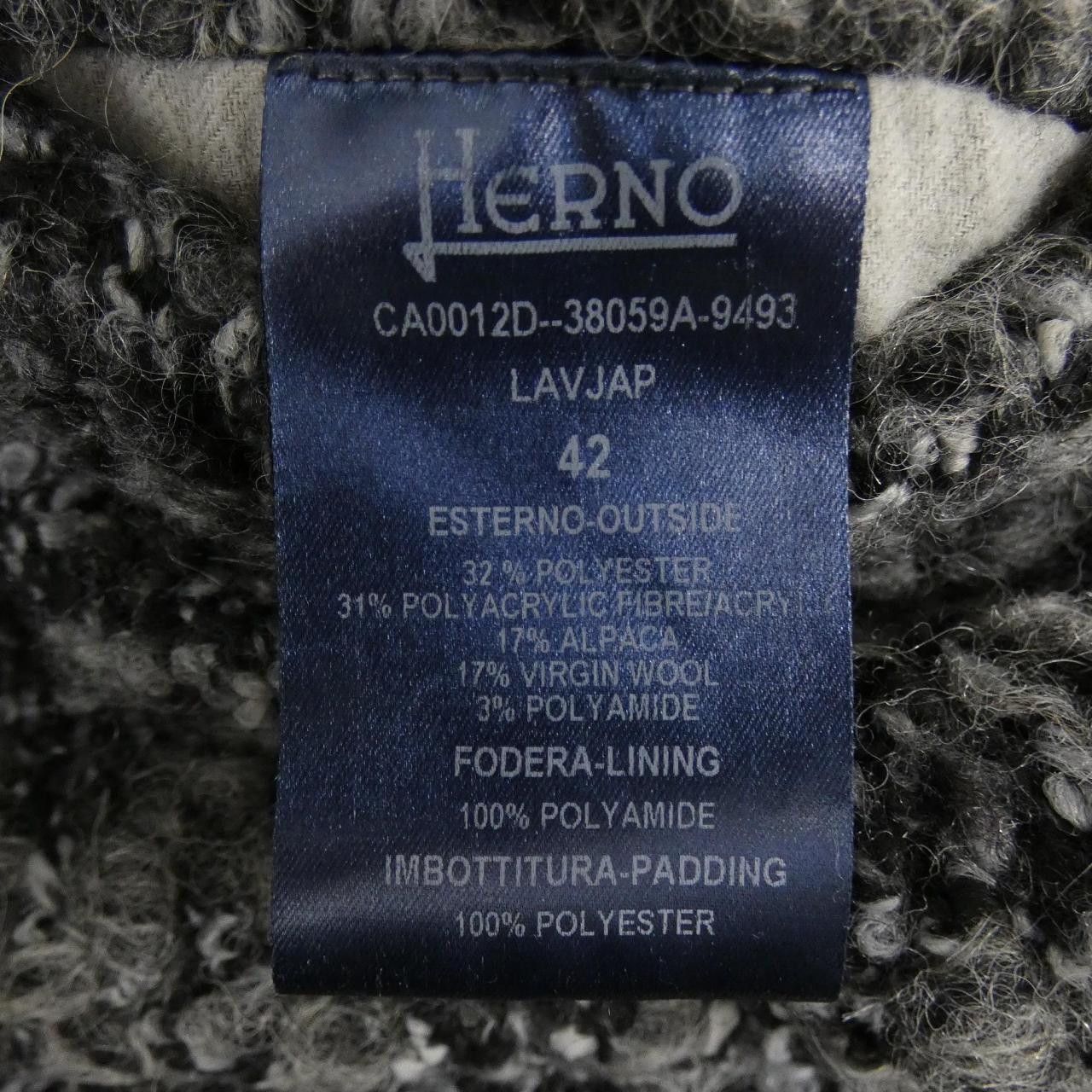 Other Other Herno Wool Blend Coat Others Outerwear CA0012D DUTY FREE for USA Size ONE SIZE - 3 Thumbnail