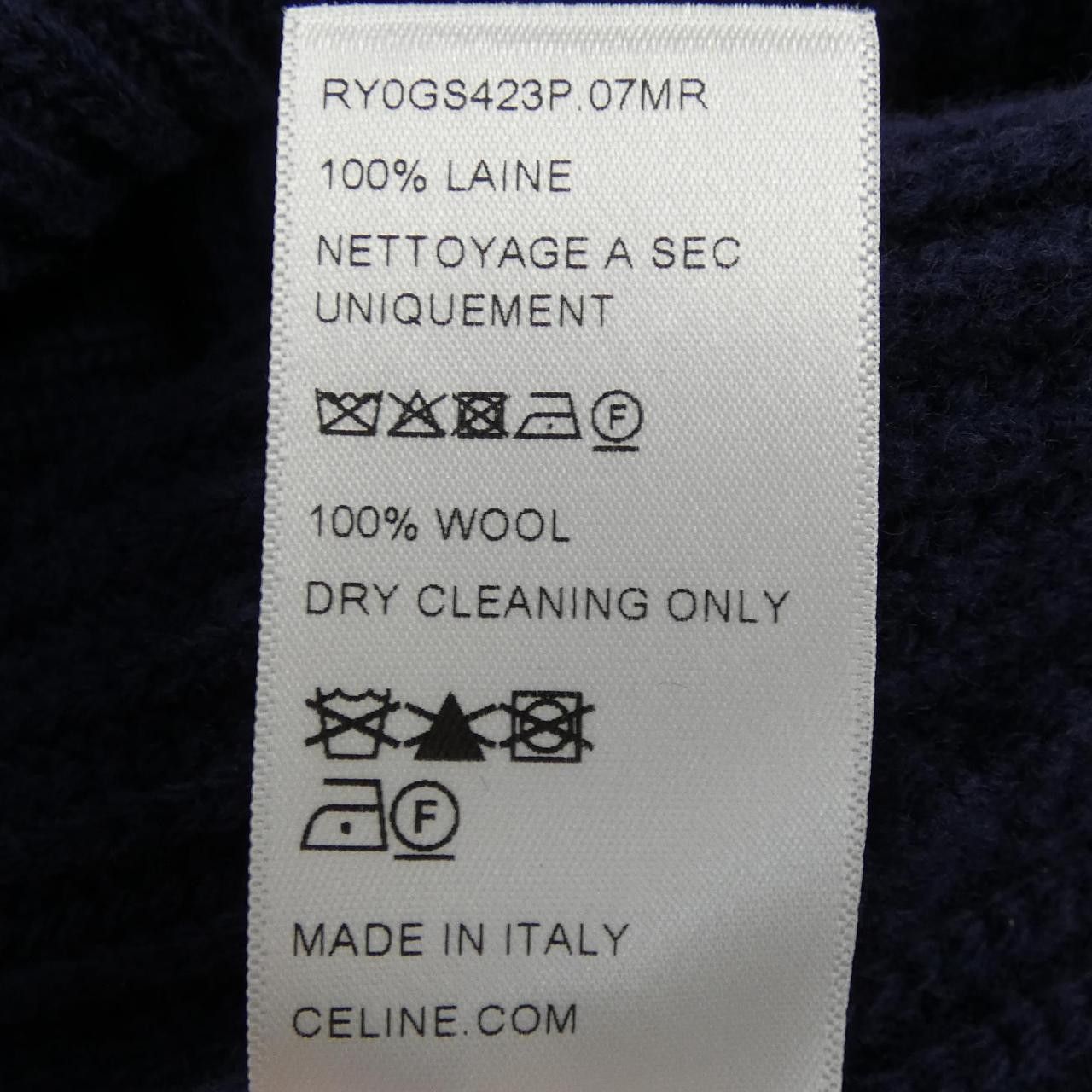 Celine Celine CELINE Knitwear Textile Tops RY0GS423P DUTY FREE for USA Size ONE SIZE - 3 Thumbnail