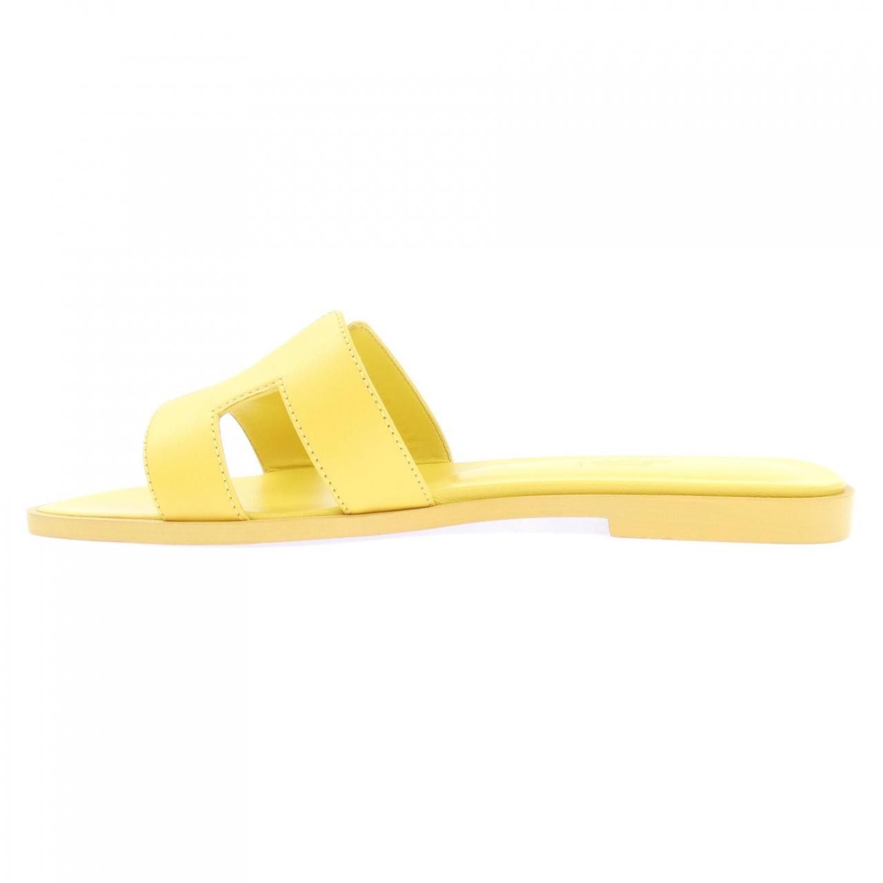 Hermes Hermes Hermes Oran Calf Sandals Leather Shoes DUTY FREE for USA Size ONE SIZE - 2 Thumbnail