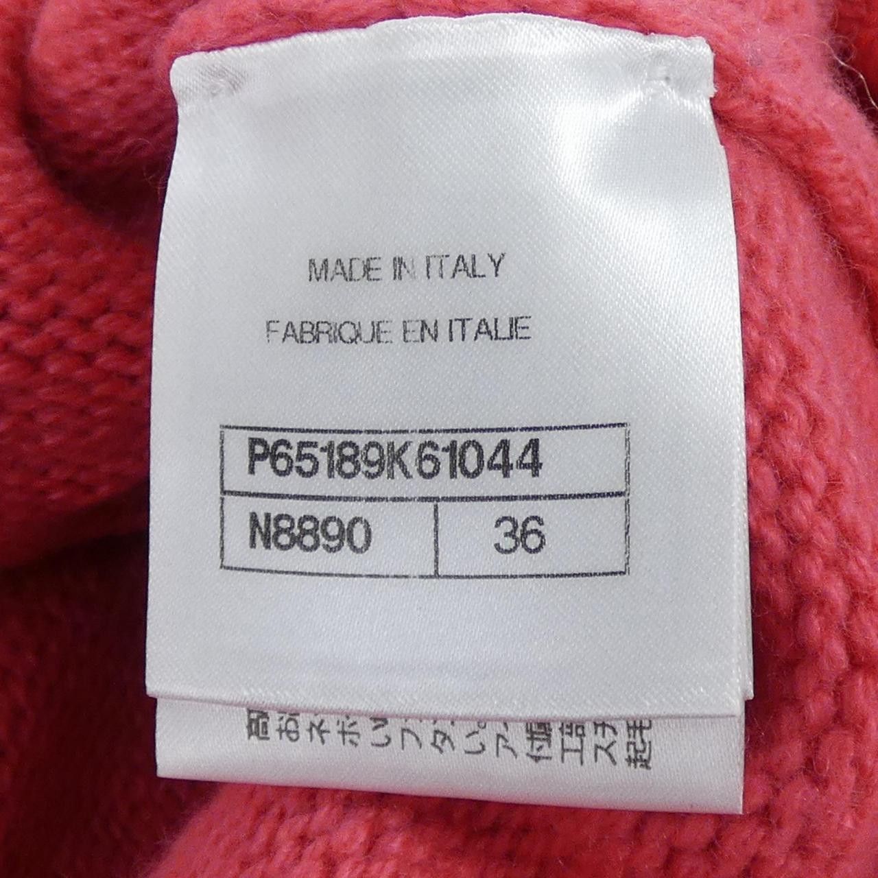 Chanel Chanel Chanel Cashmere Knit Textile Tops P65189K61044 DUTY FREE for USA Size ONE SIZE - 4 Thumbnail