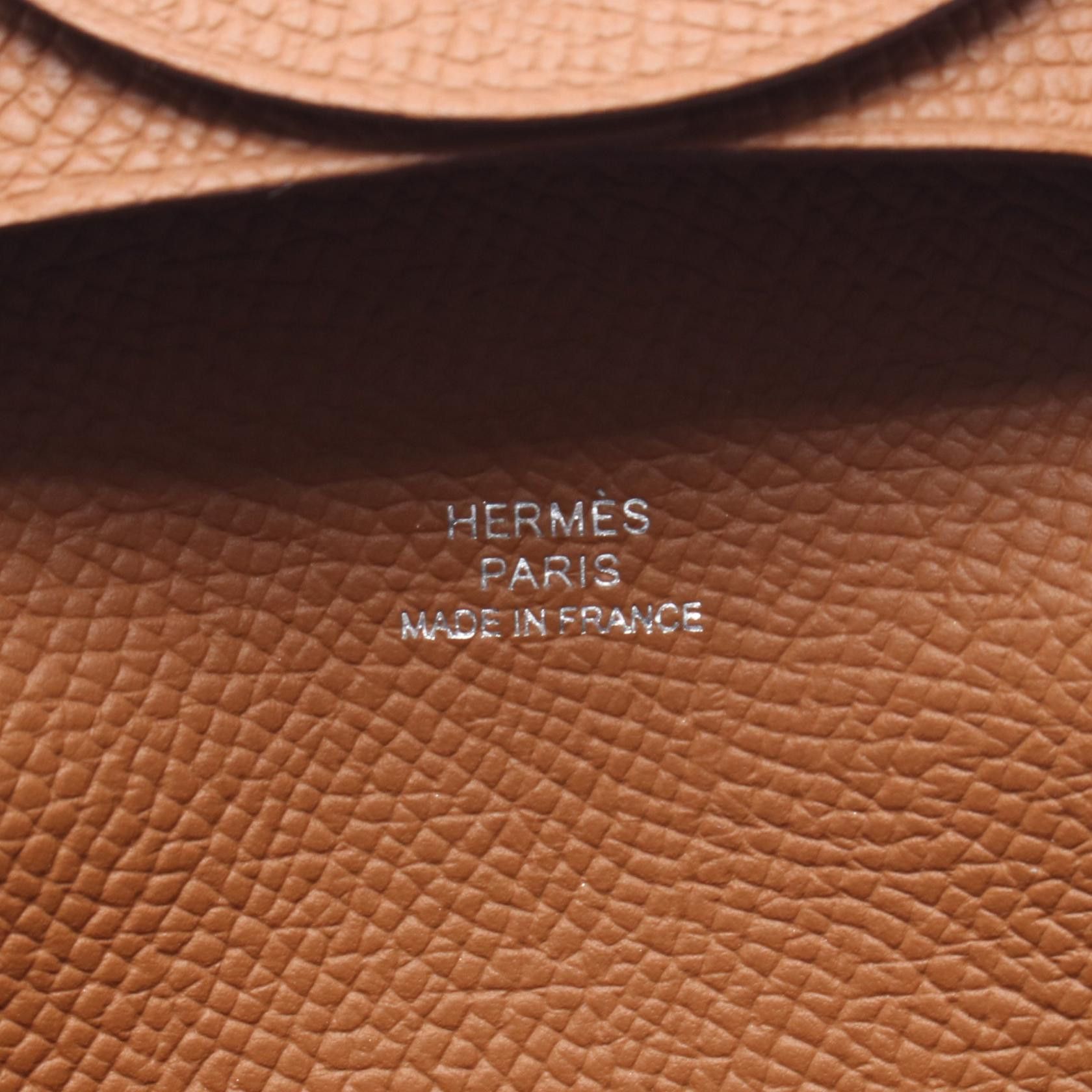 Hermes Hermes Hermes Bastia Vaux Epsom Leather Coin Case Leather Coin Case Stamp B (2023) DUTY FREE for USA Size ONE SIZE - 4 Thumbnail