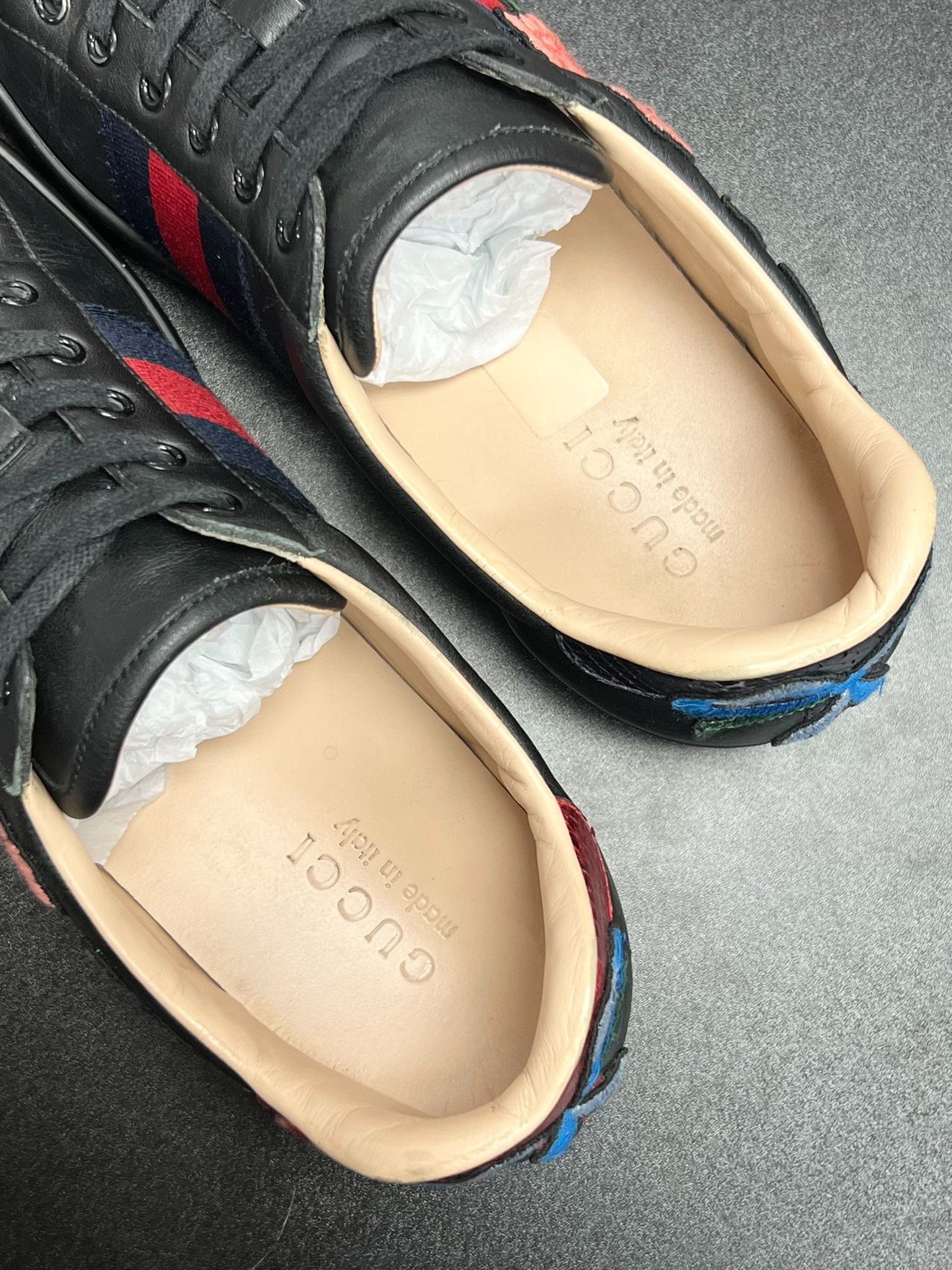 Gucci Gucci Embroidered Lowtop Sneakers 9.5 Men Size US 9.5 / EU 42-43 - 4 Thumbnail