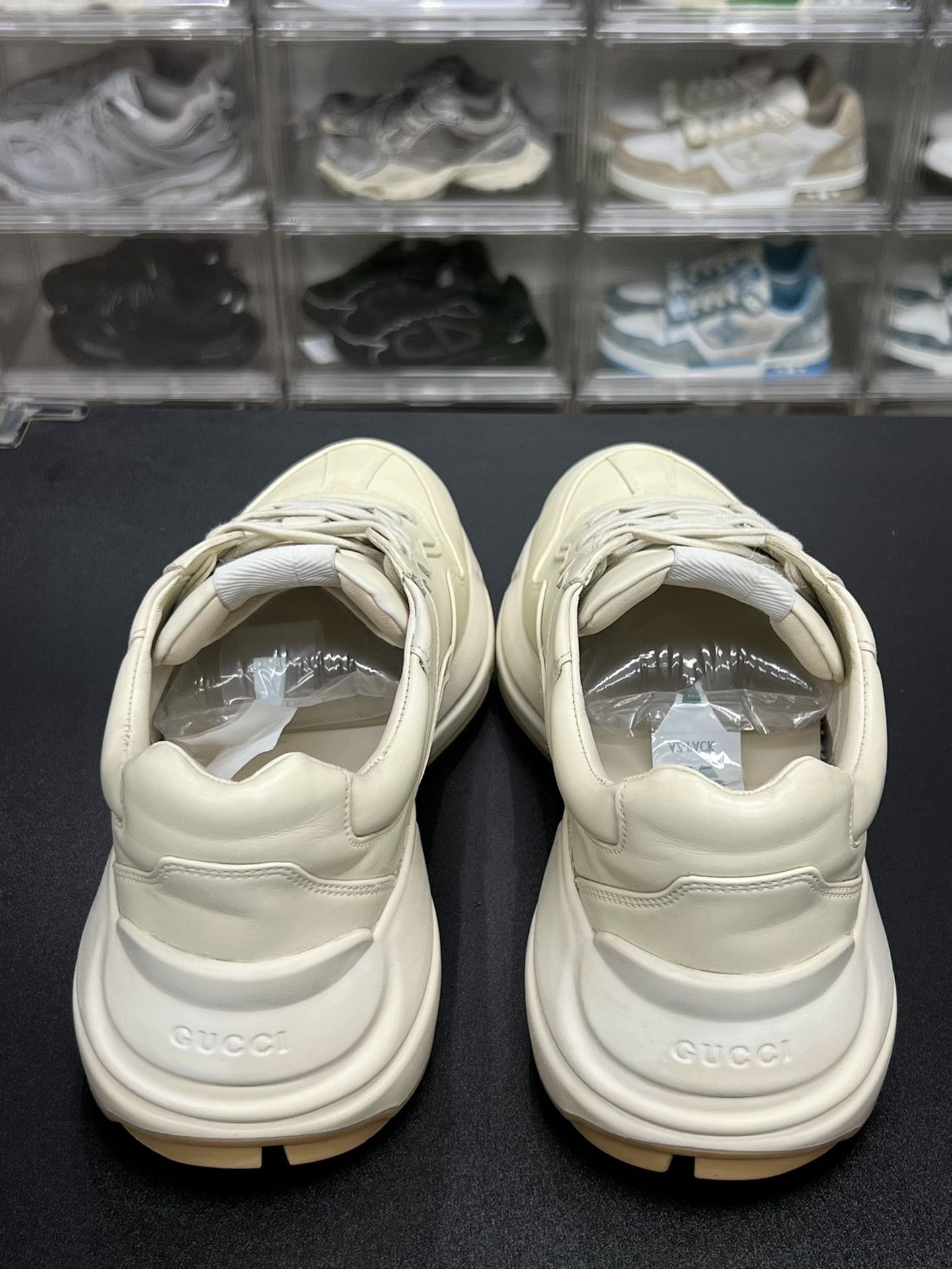 Gucci Gucci Printed Graphic White Lowtop Sneakers 8 Men Size US 8 / EU 41 - 7 Thumbnail